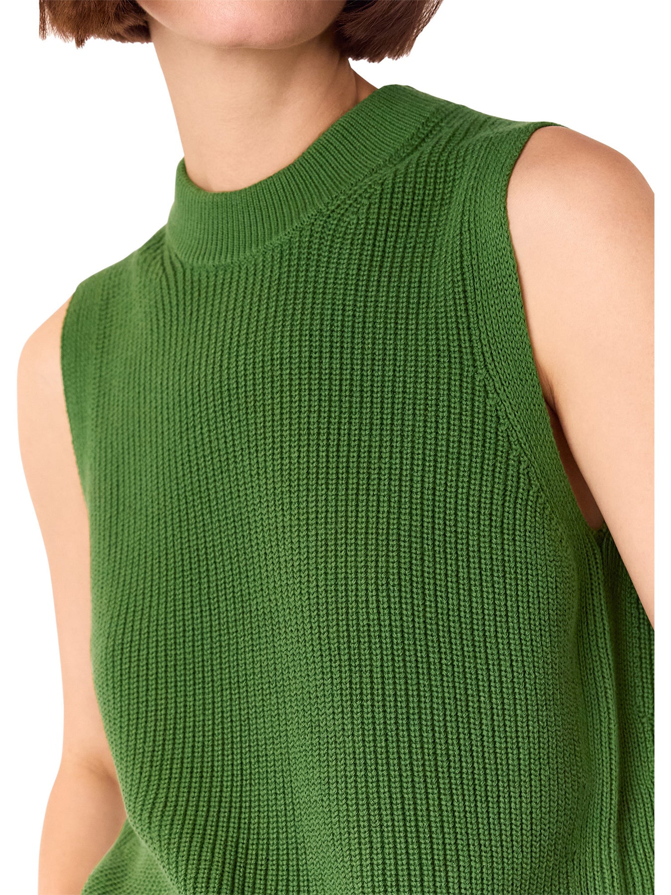 Cotton Back Detail Ribbed Tank