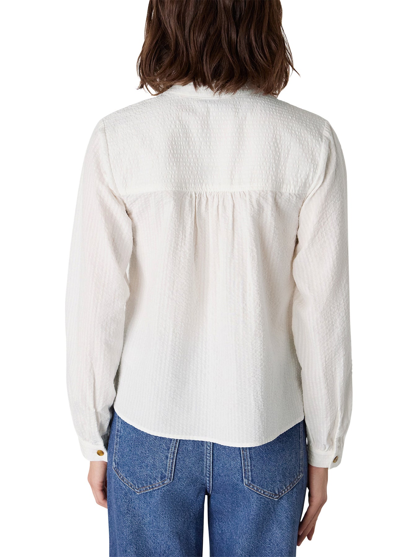 Textured Frill Shirt