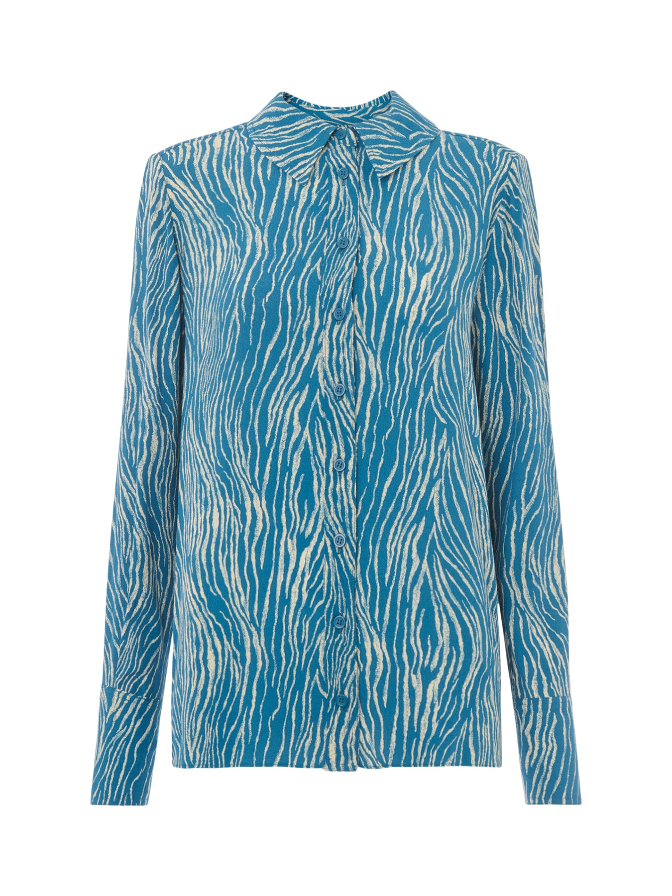 Zebra Button Through Shirt