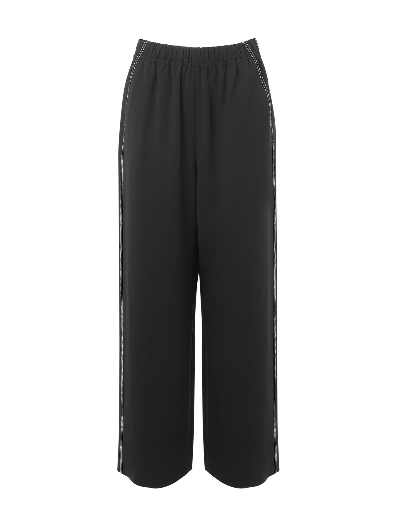 Crepe Stitch Detail Trouser