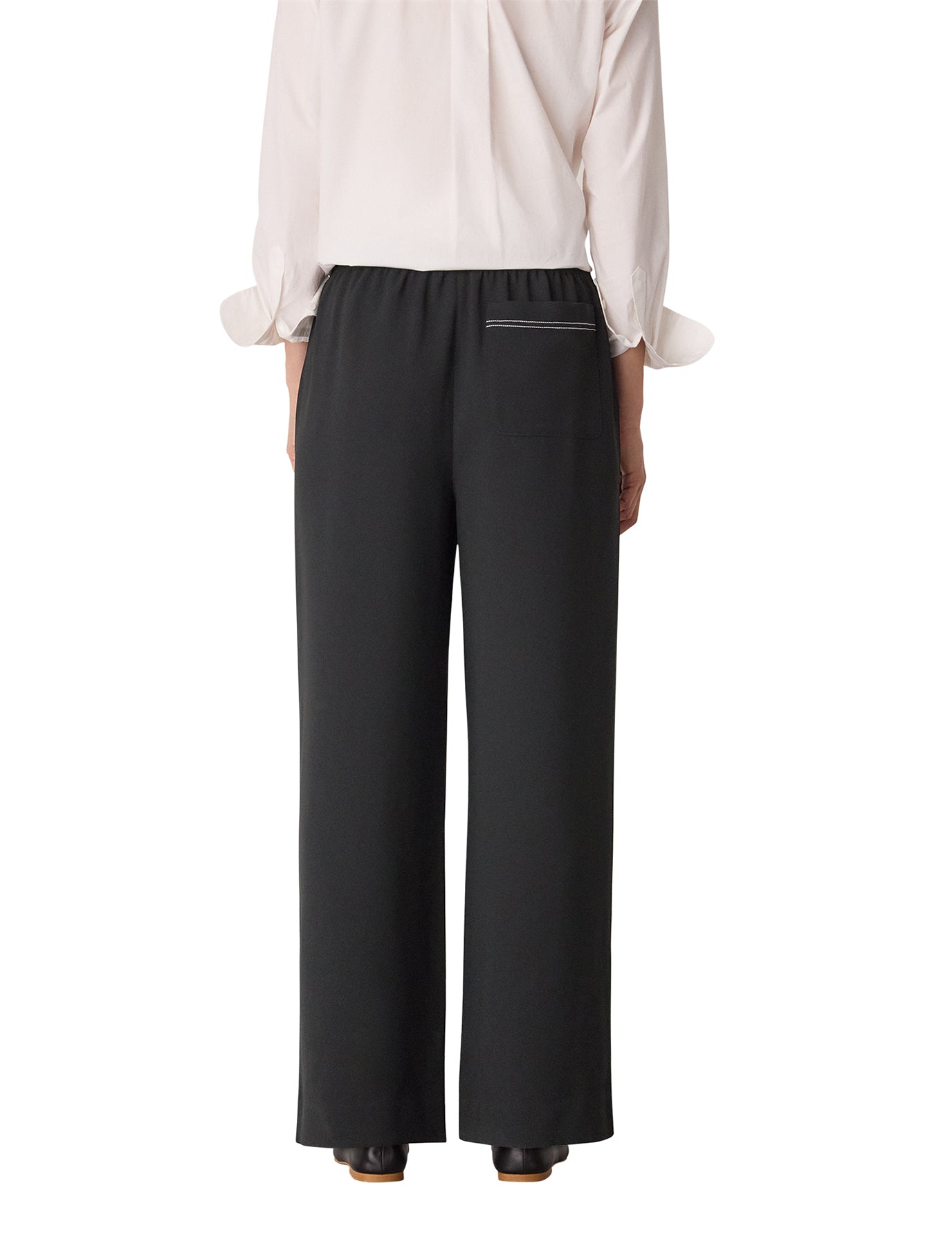 Crepe Stitch Detail Trouser