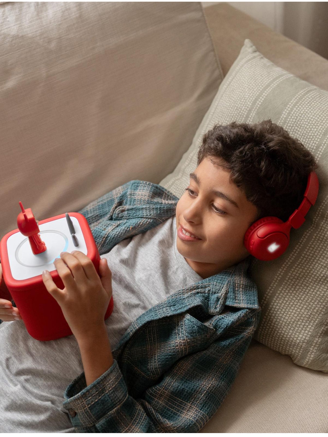 Toniebox Headphones Sunset Red