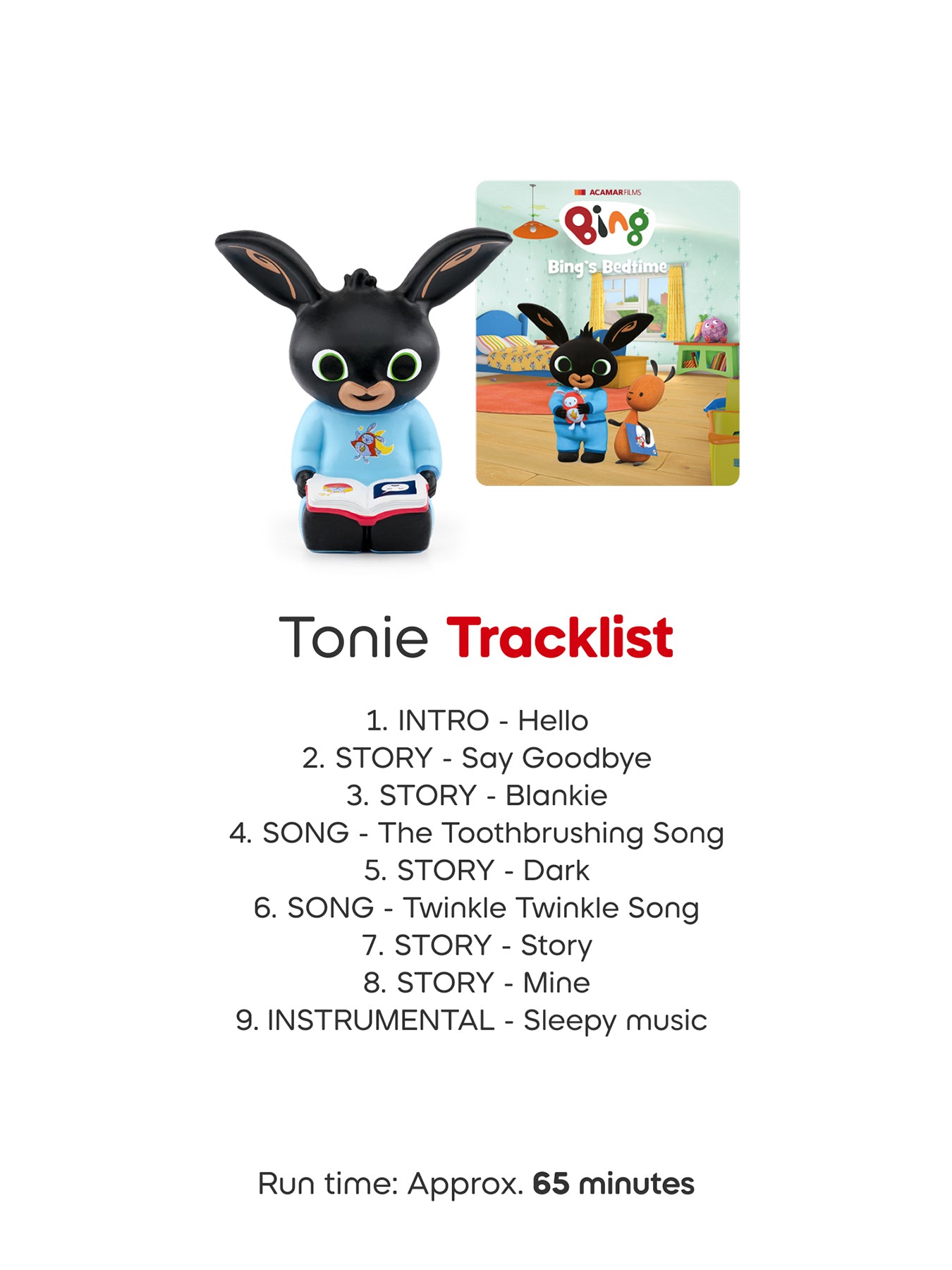 Bings Bedtime Audio Character