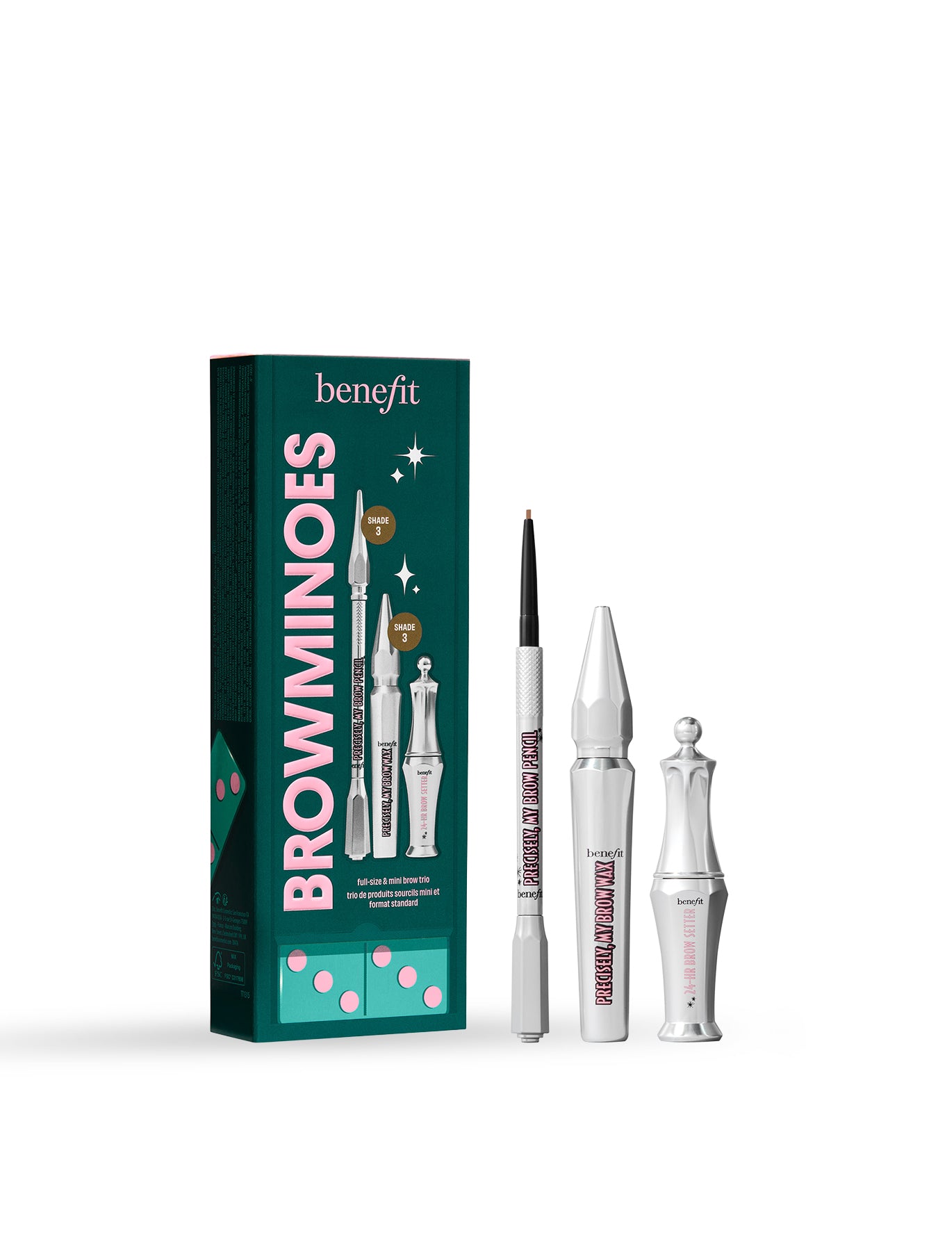 BROWminoes 3 Eyebrow Gift Set
