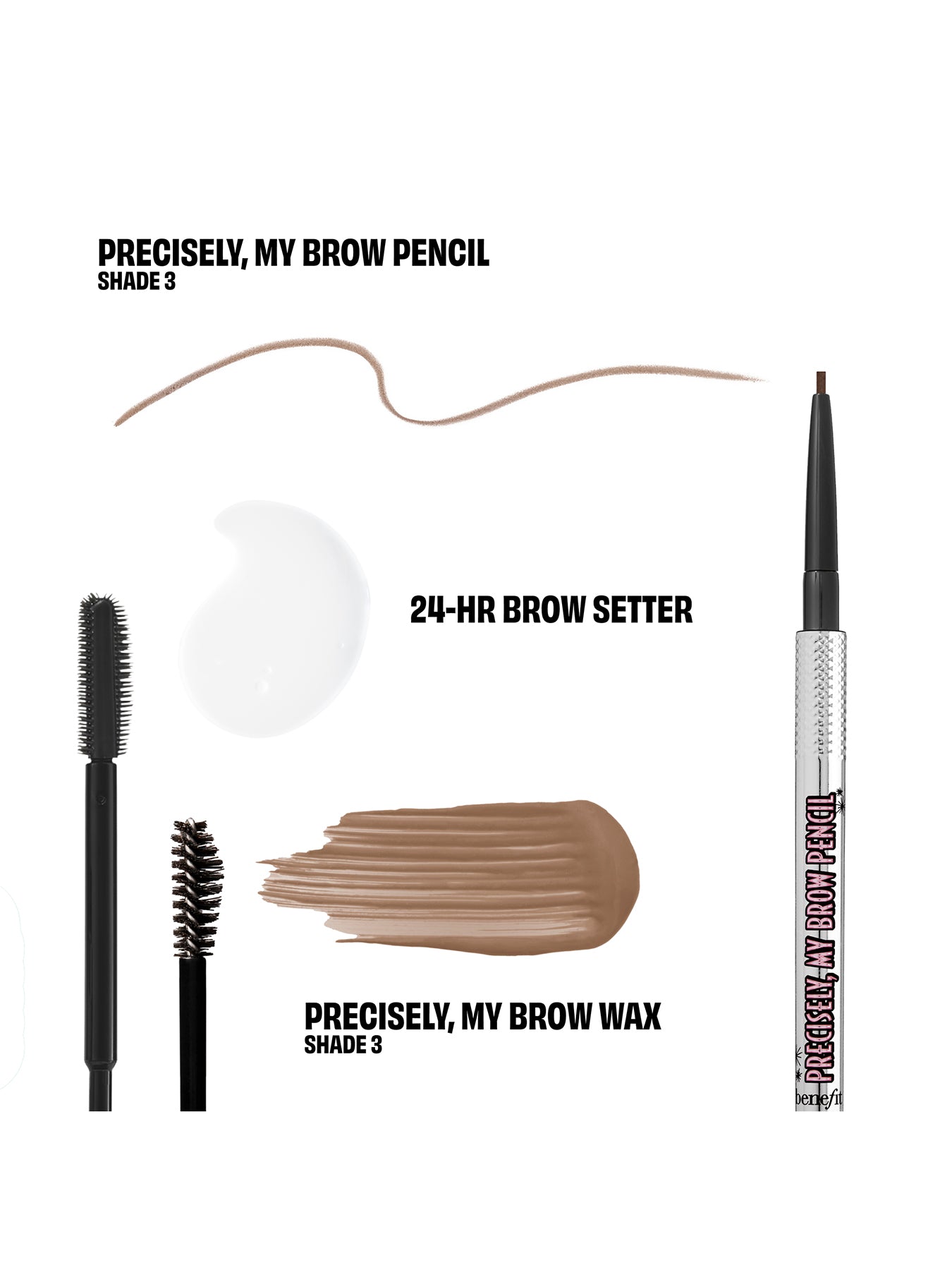 BROWminoes 3 Eyebrow Gift Set