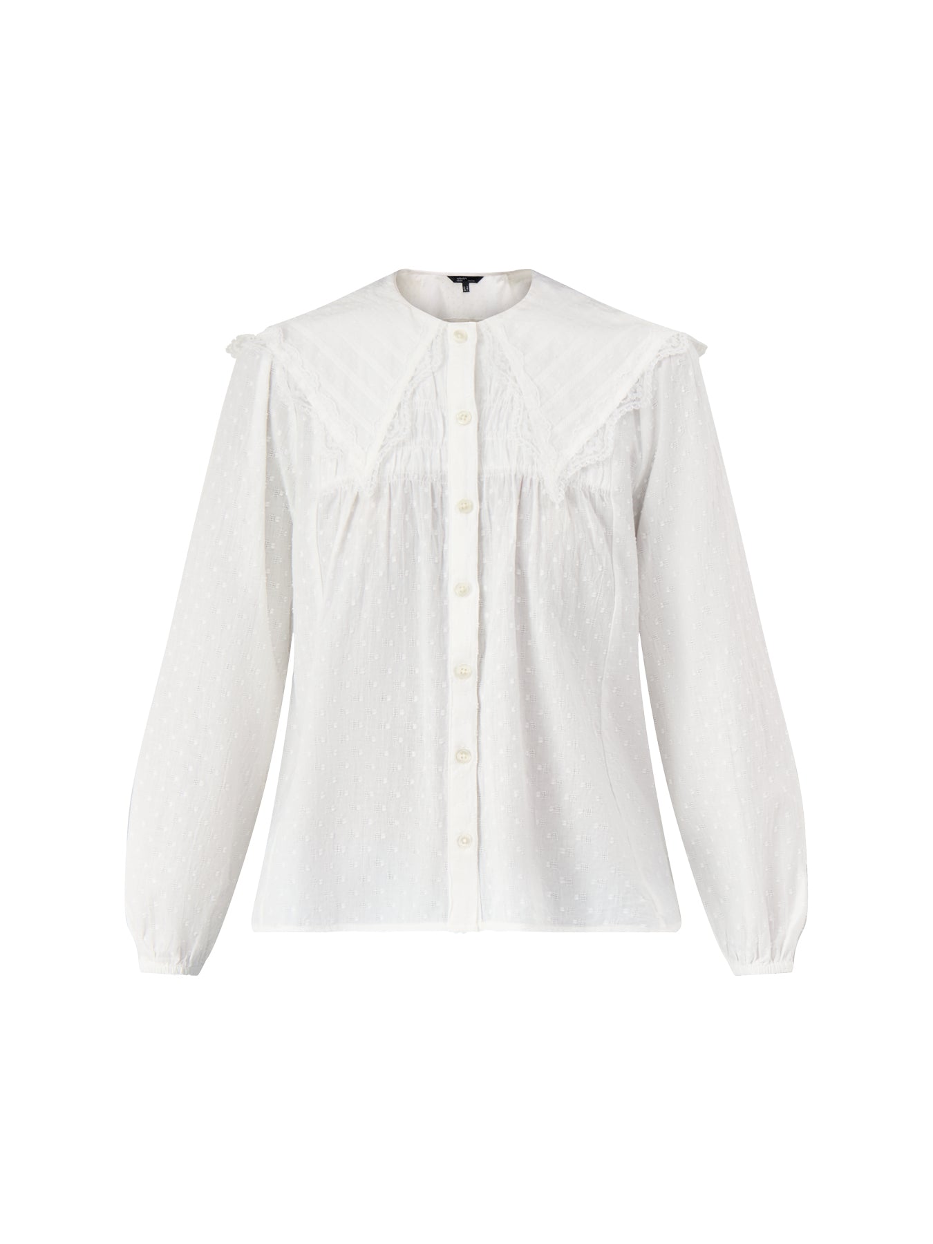 Collared Blouse White