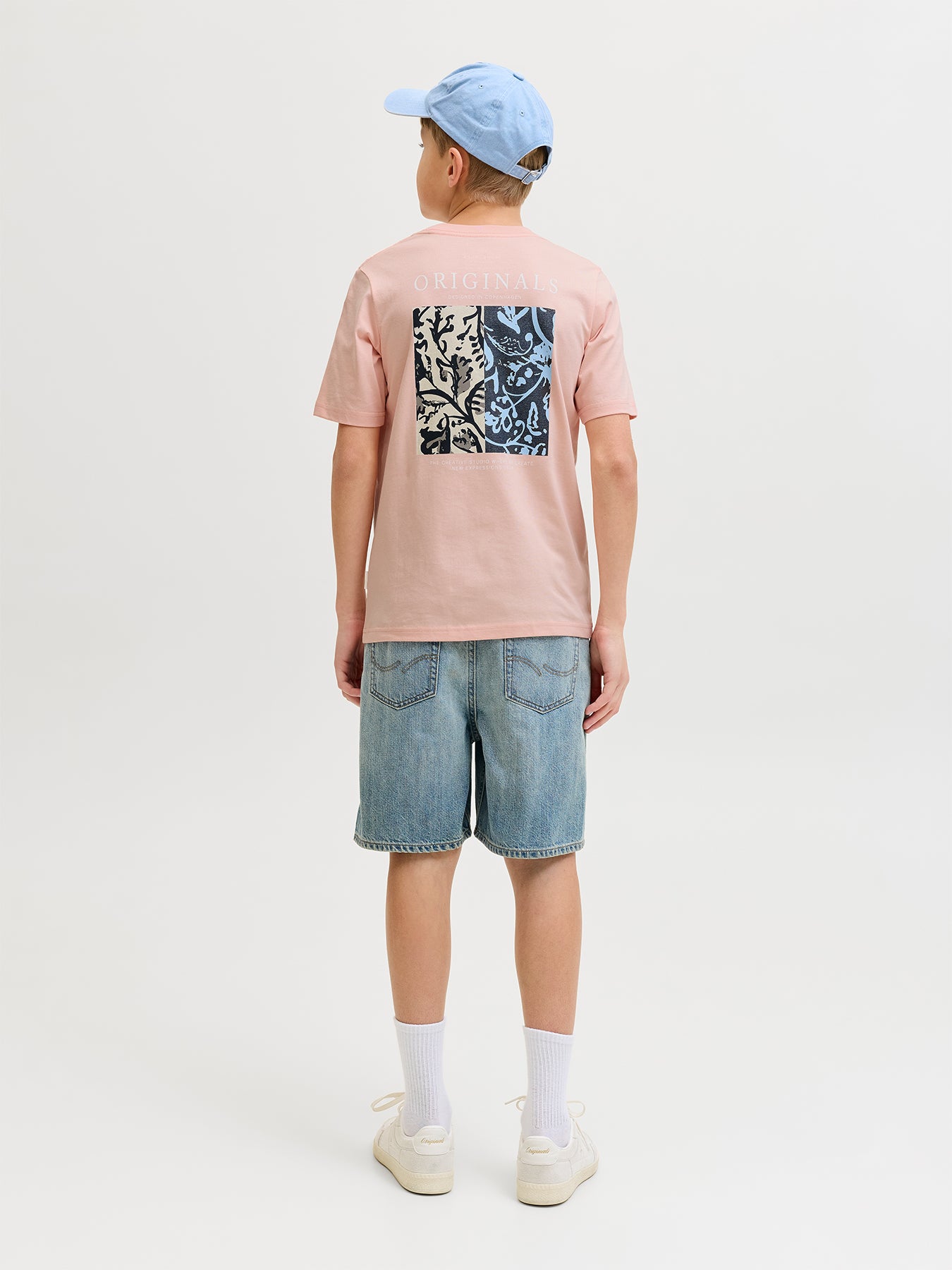 Kids' Montauk Graphic Back T-Shirt Pink