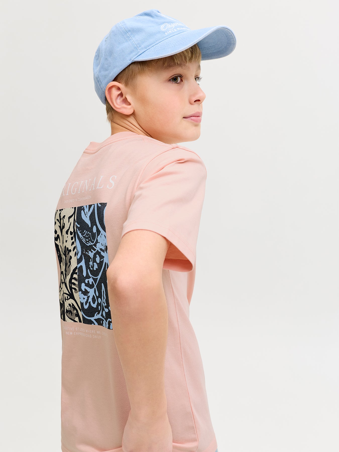 Kids' Montauk Graphic Back T-Shirt Pink