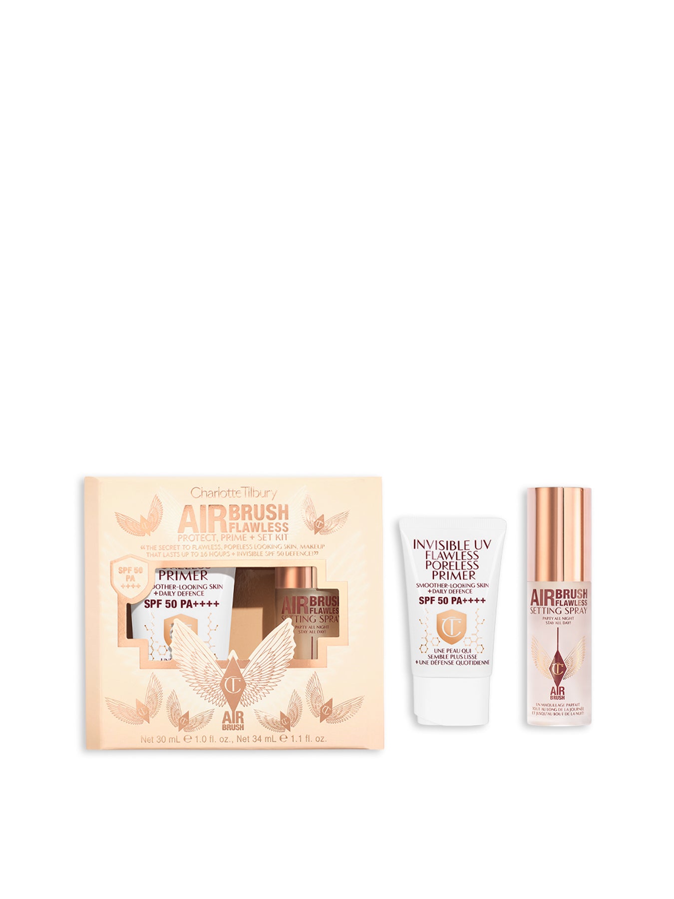 Airbrush Flawless Protect Prime and Set Kit