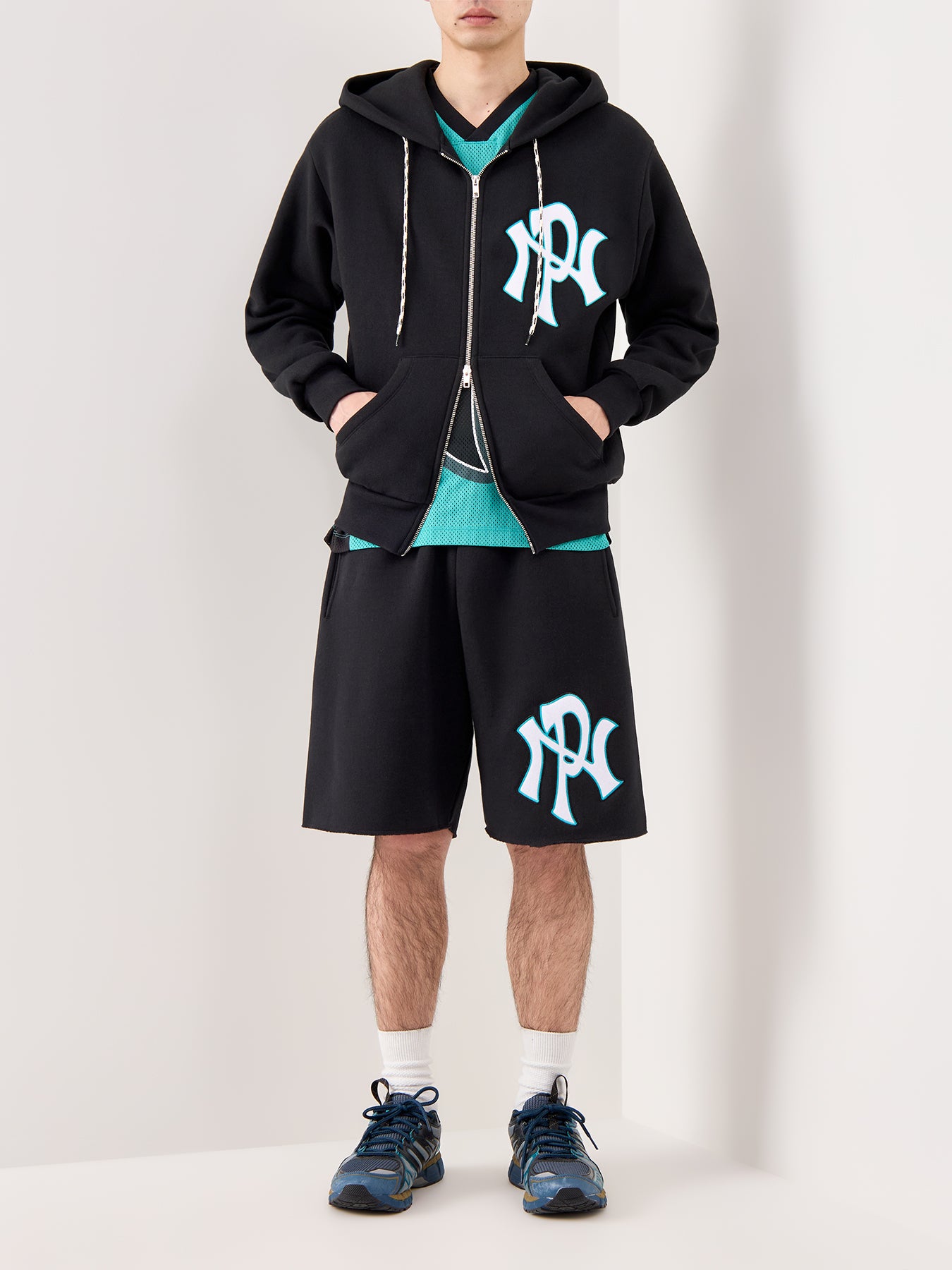 NYP Premium Zip Hoodie Black
