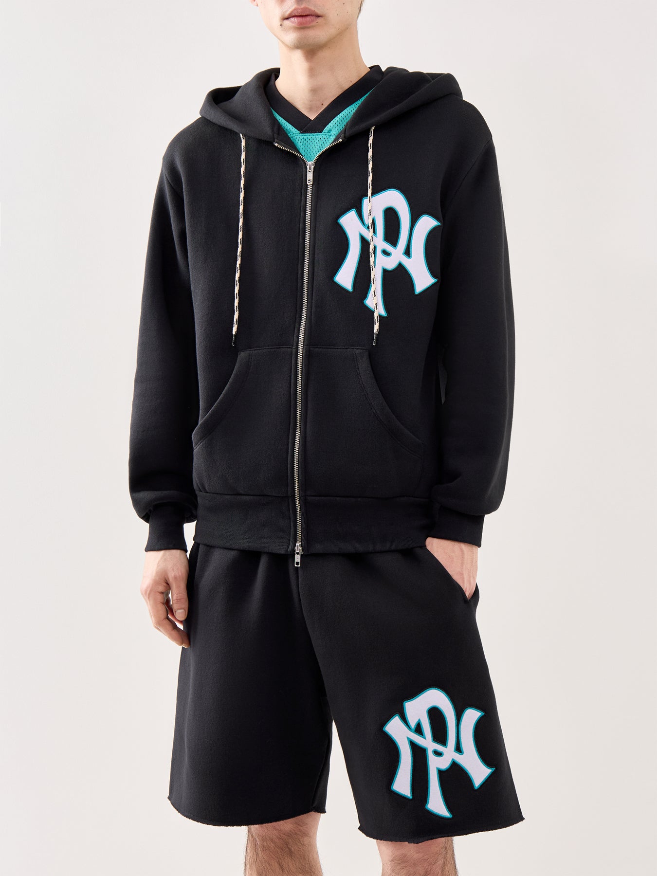 NYP Premium Zip Hoodie Black