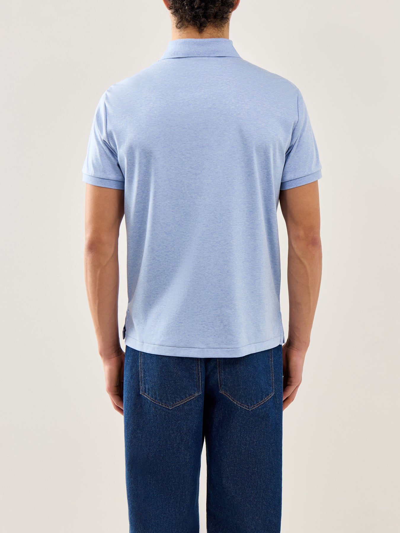 Pima Polo Shirt Blue