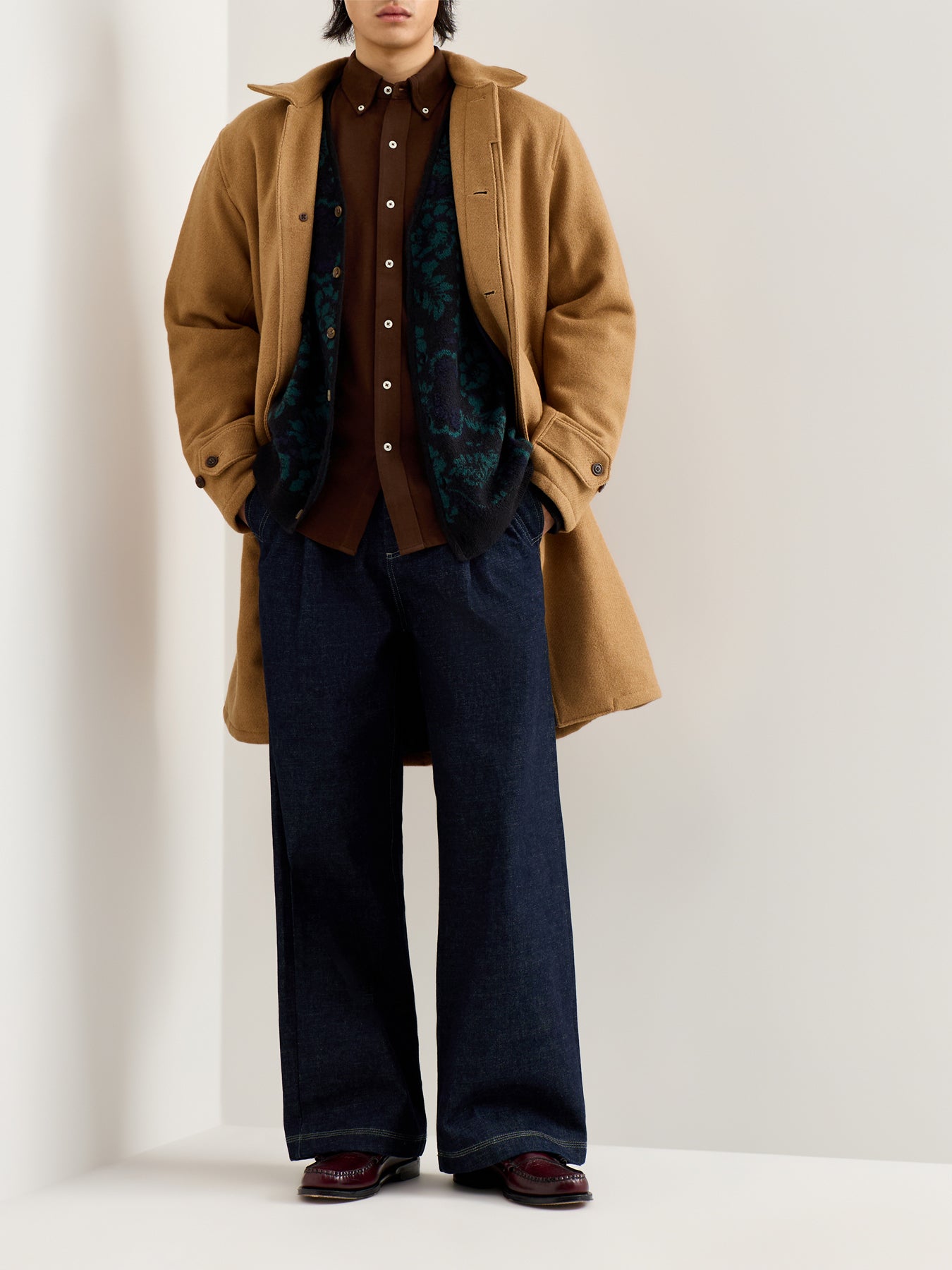 Featherweight Button-Down Collar Shirt Brown