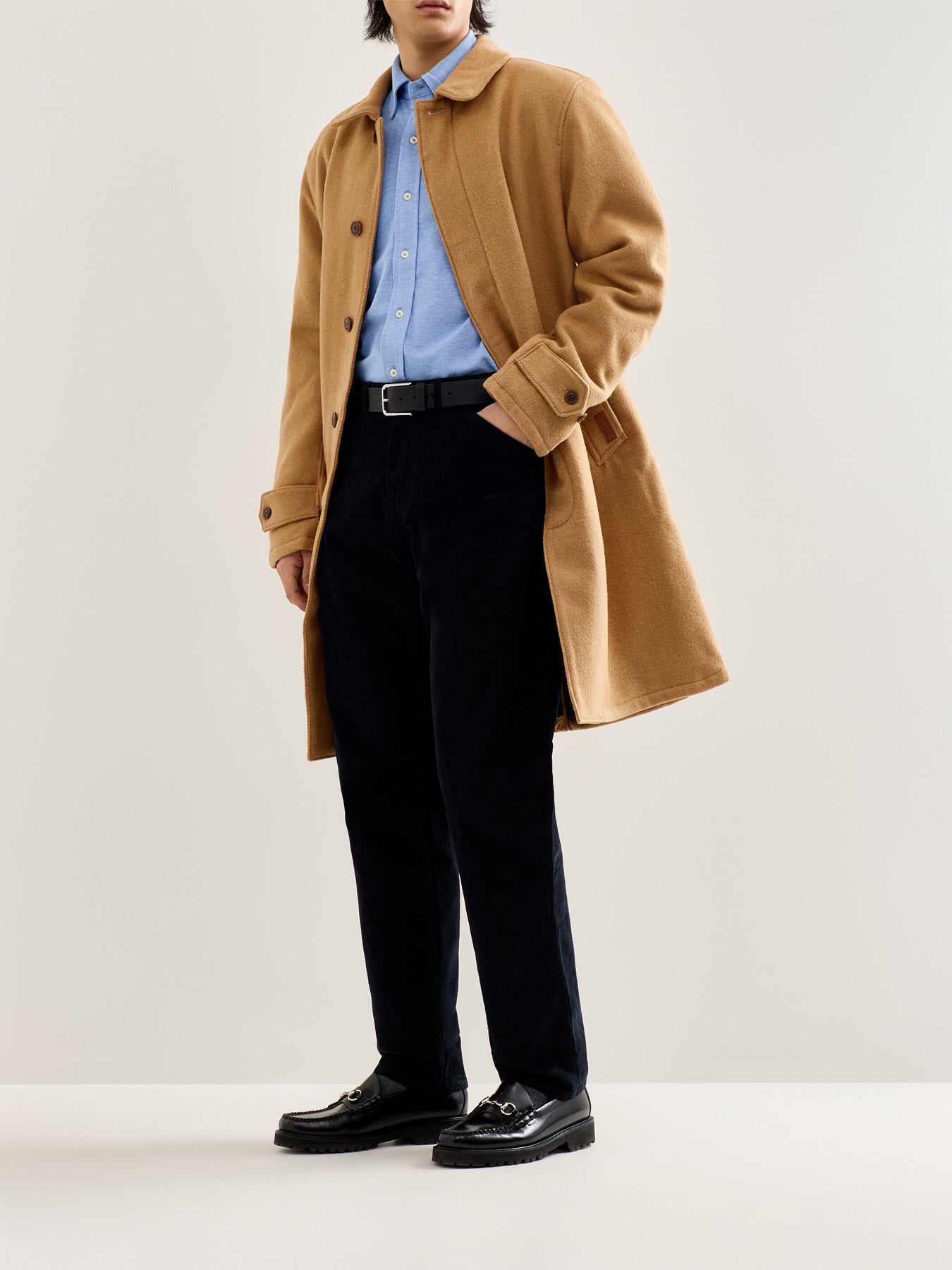 Featherweight Button-Down Collar Shirt Blue