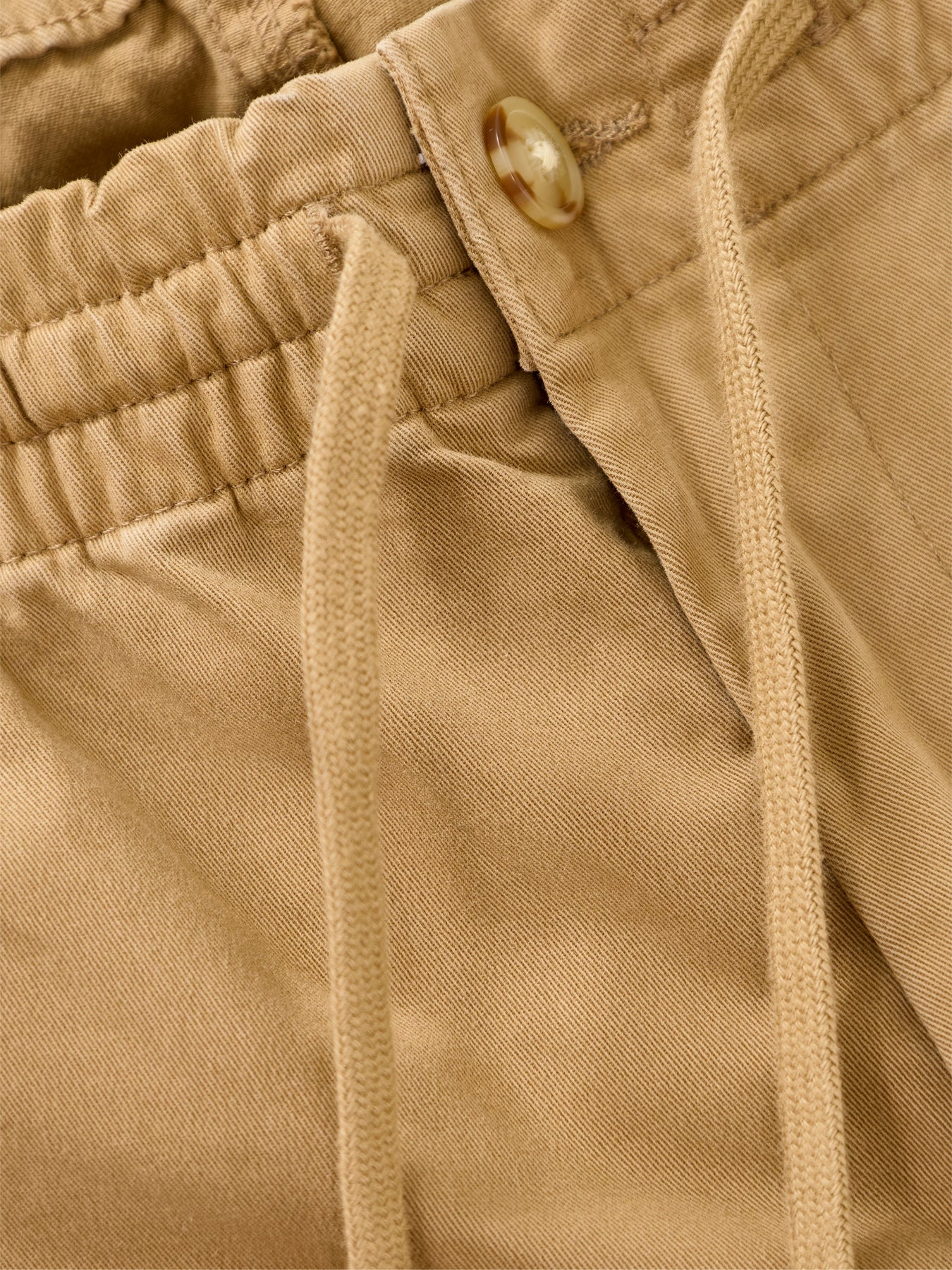 Prepster Drawstring Chino Trousers Montana Khaki