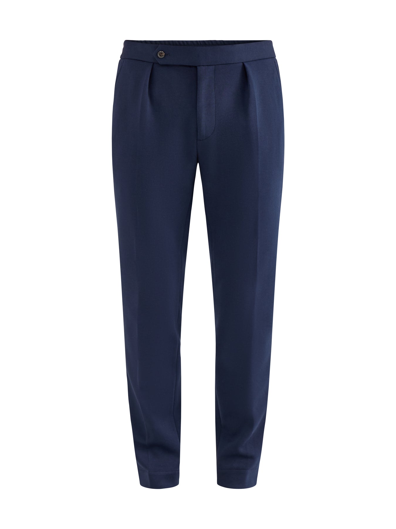 Brad Double Knit Trousers Navy