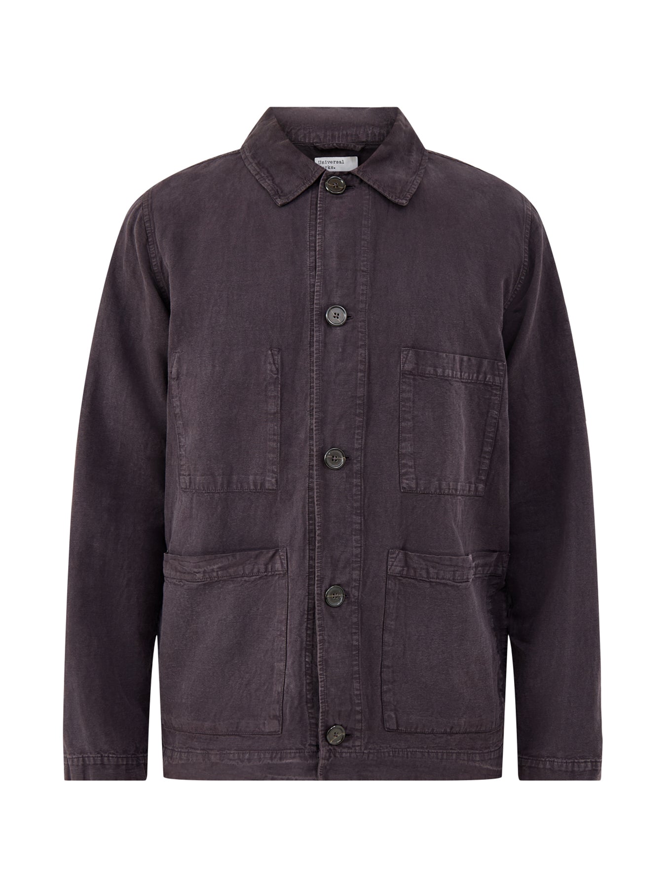 Coverall Shirt Jacket Brown