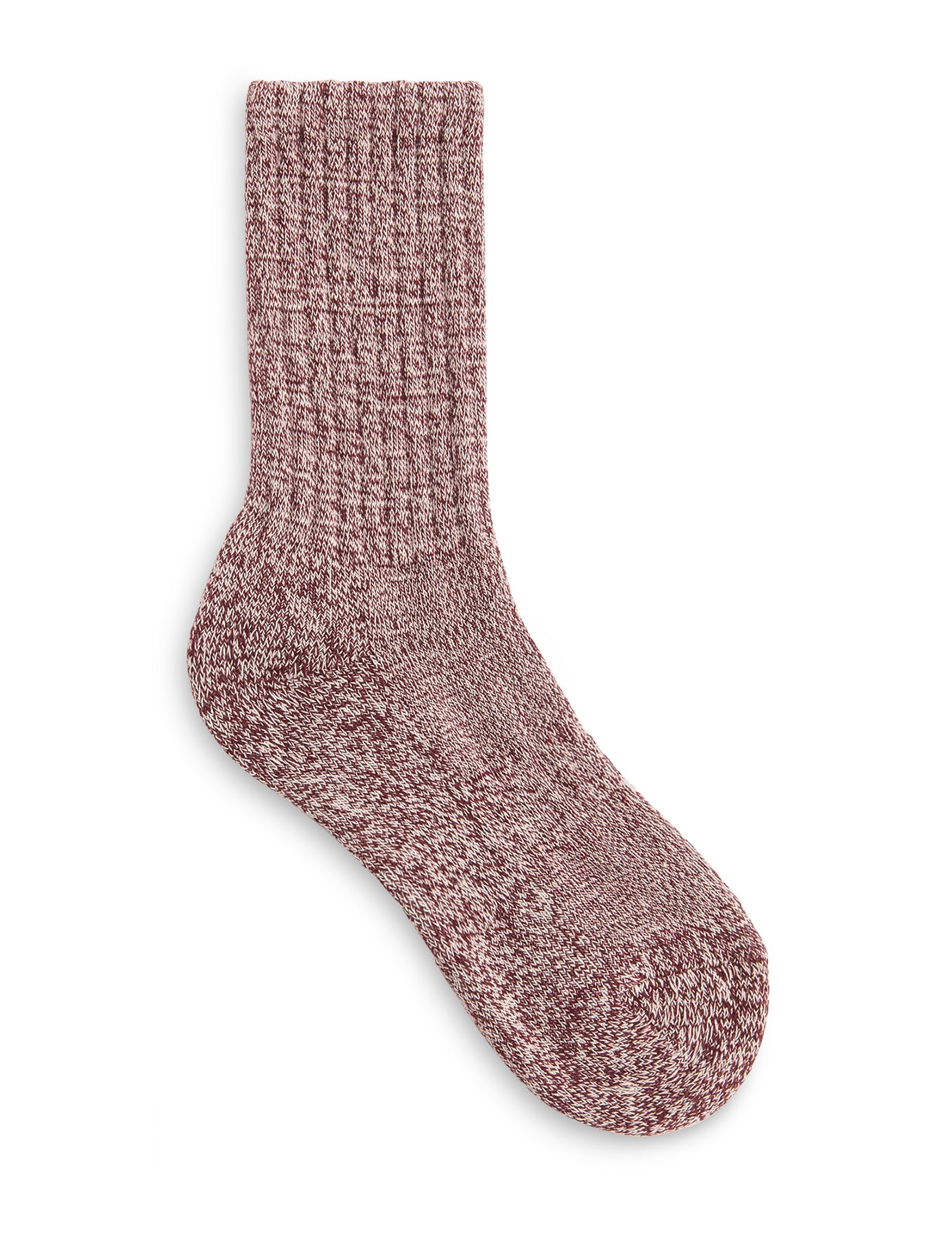 Chunky Marl Sock Red