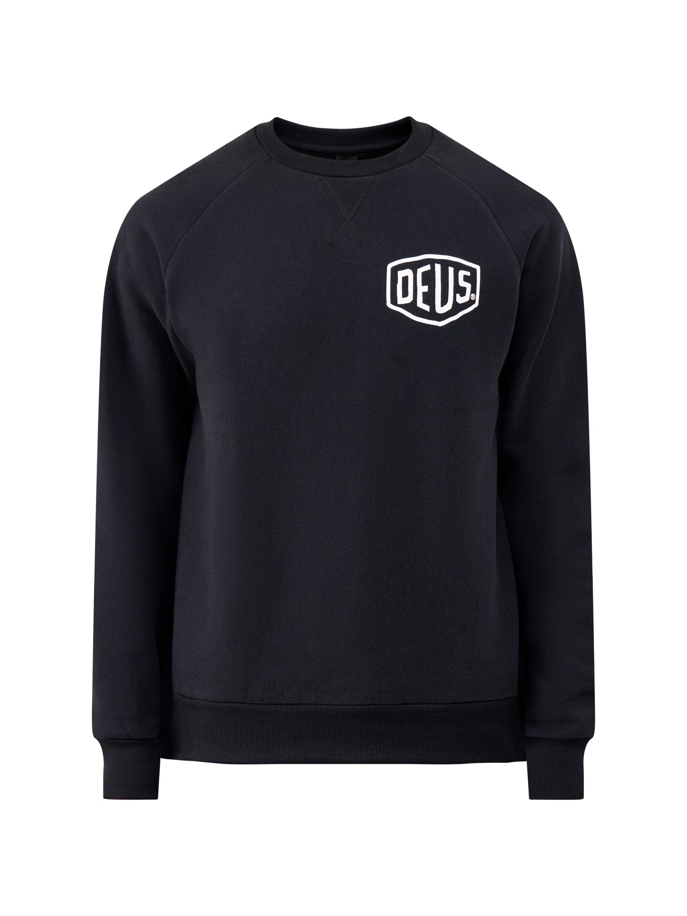 Graphic Crew Neck Sweatshirt Black