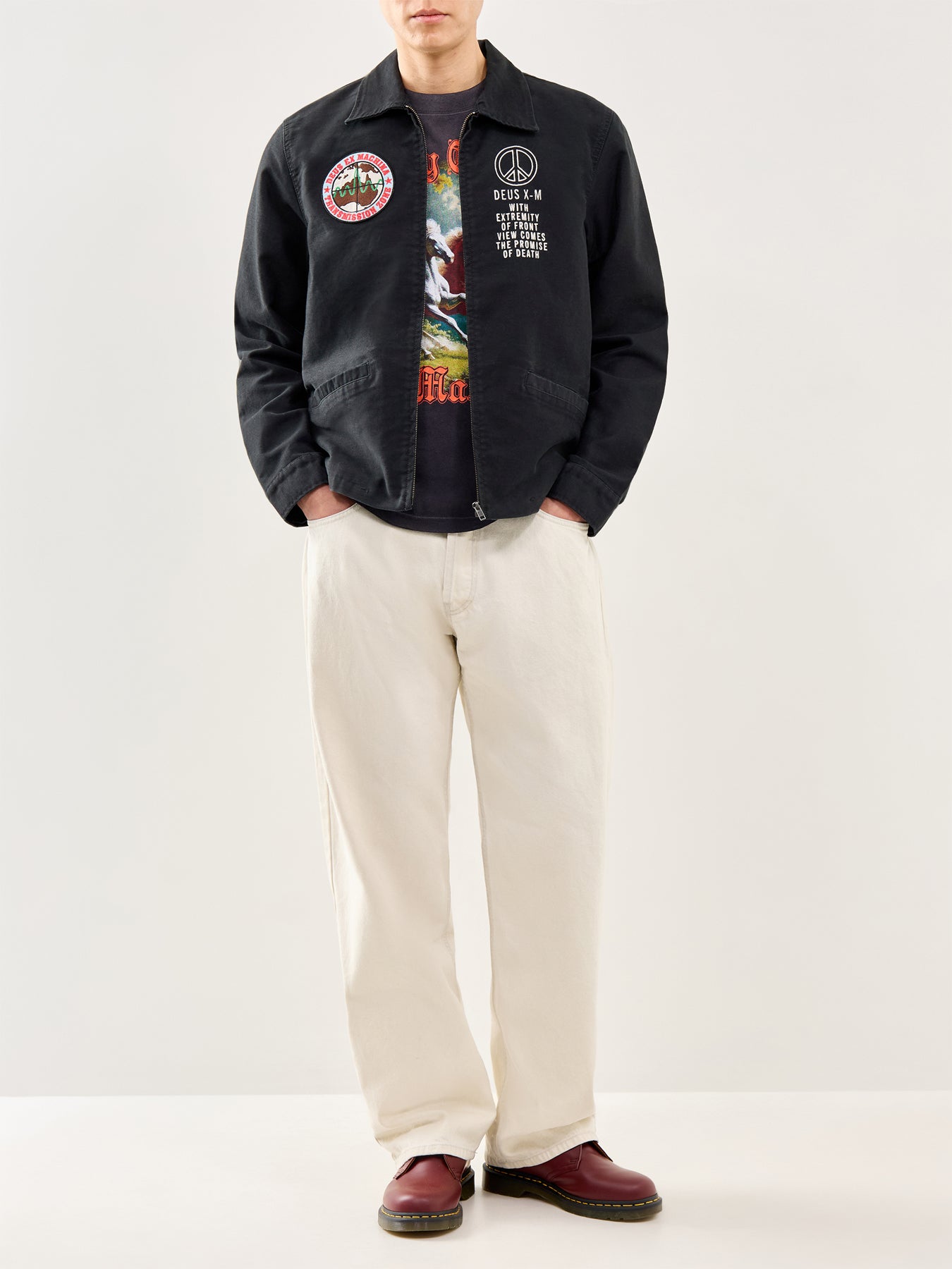 Organic Cotton Souvenir Jacket Black