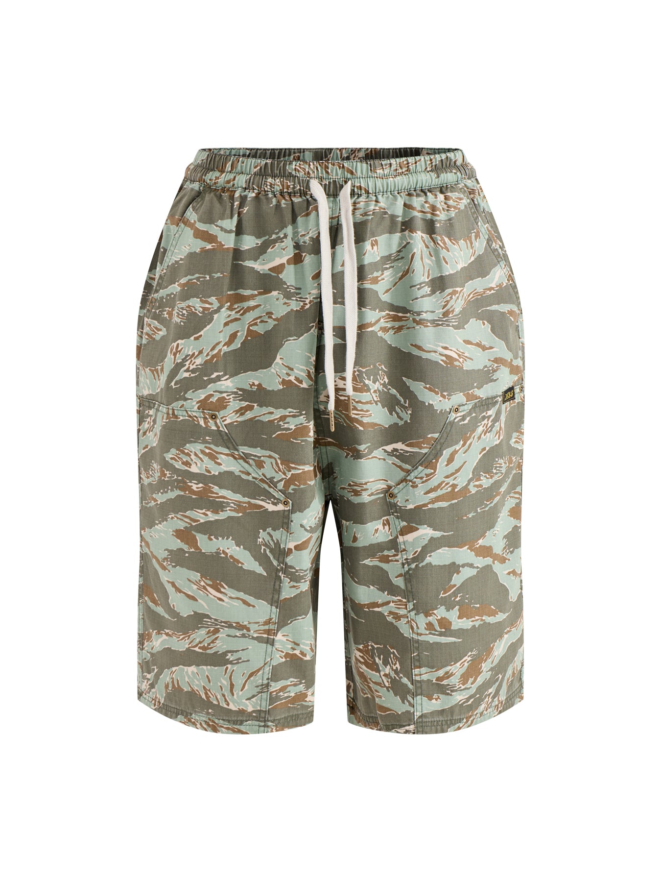 Cotton Casual Shorts Green