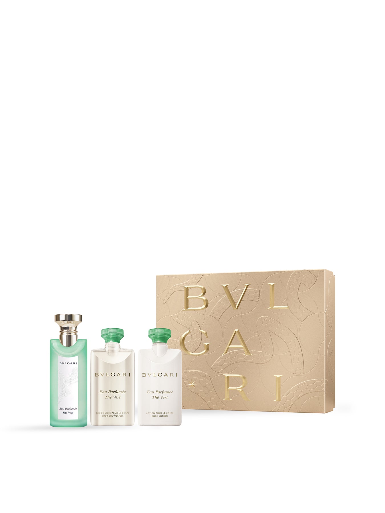 BVLGARI Eau Parfumée au Théセット 75ml The Eau Parfumée Au Thé Vert Eau de Toilette 75ml Gift Set – Fenwick