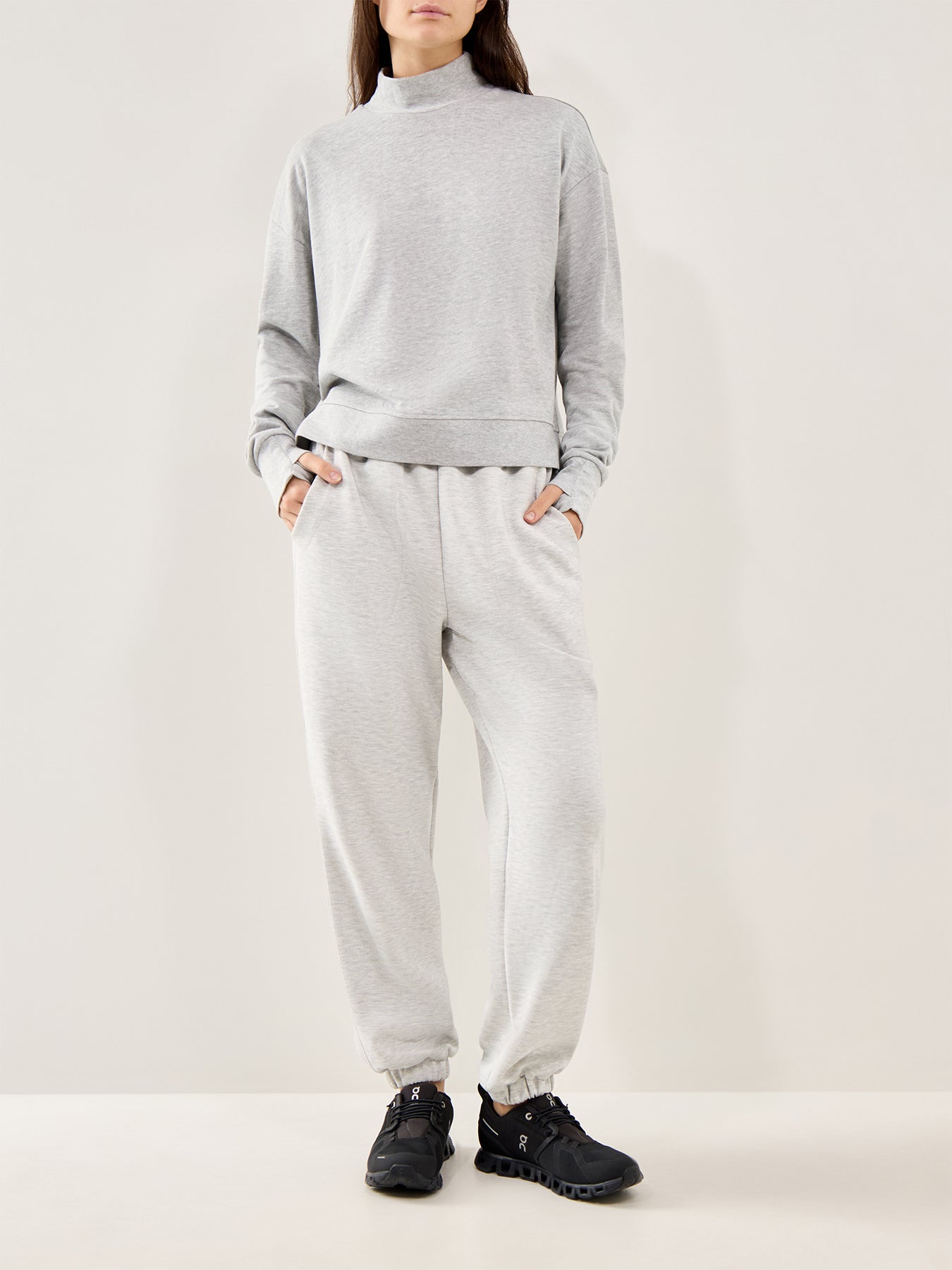 After Class Funnel Neck Sweatshirt Grey