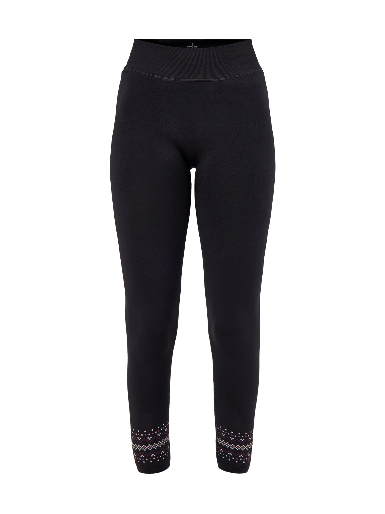 Fairisle Novelty Base Layer Legging Black