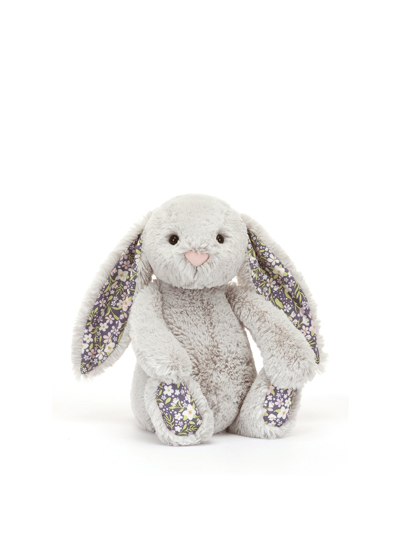 Kids’ Blossom Silver Bunny Soft Toy Grey