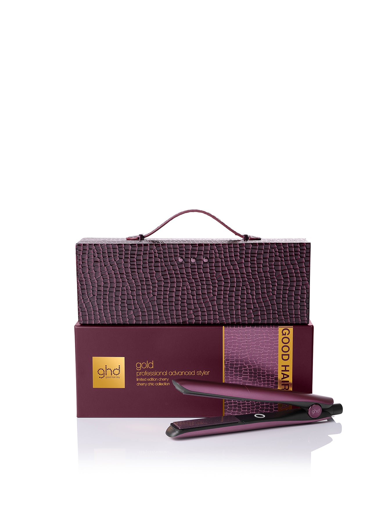 Gold® Hair Straightener in Cherry Chic