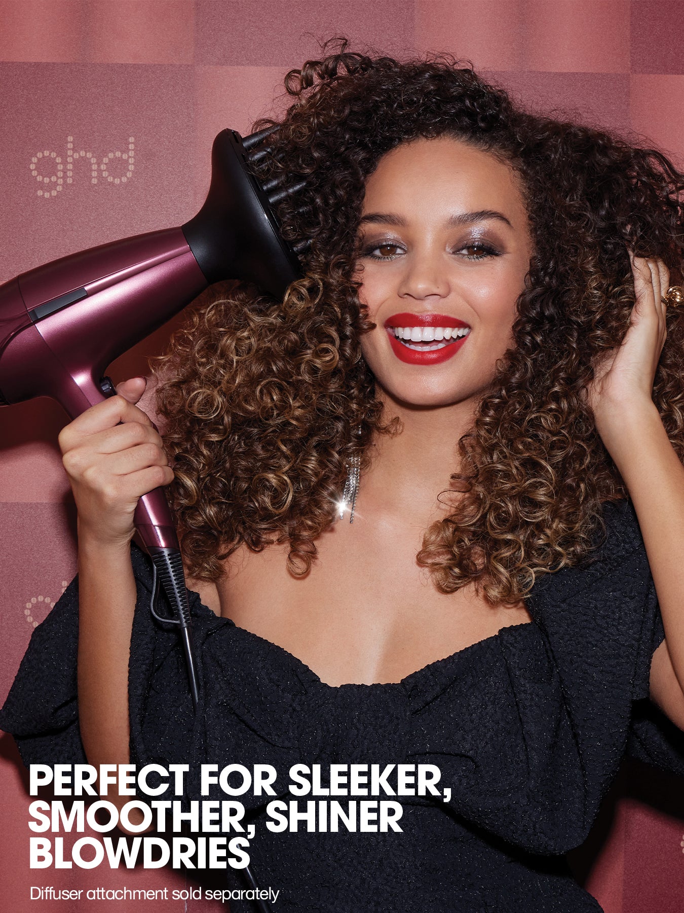 Helios Hair Dryer in Cherry Chic