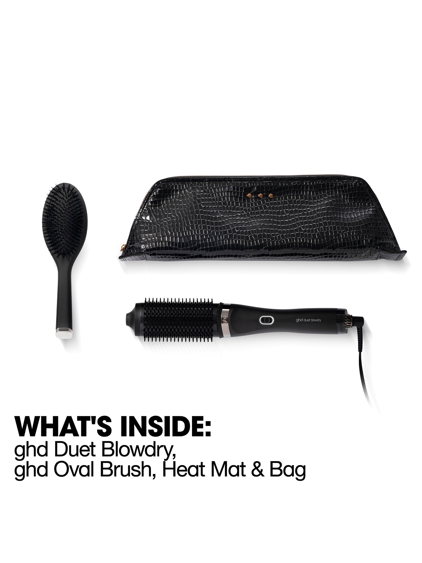 Glide Hot Brush Festive Gift Set in Black