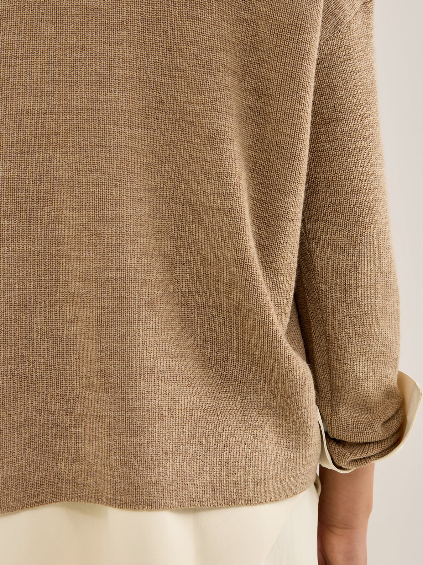 Crew Neck Sweater Biscuit