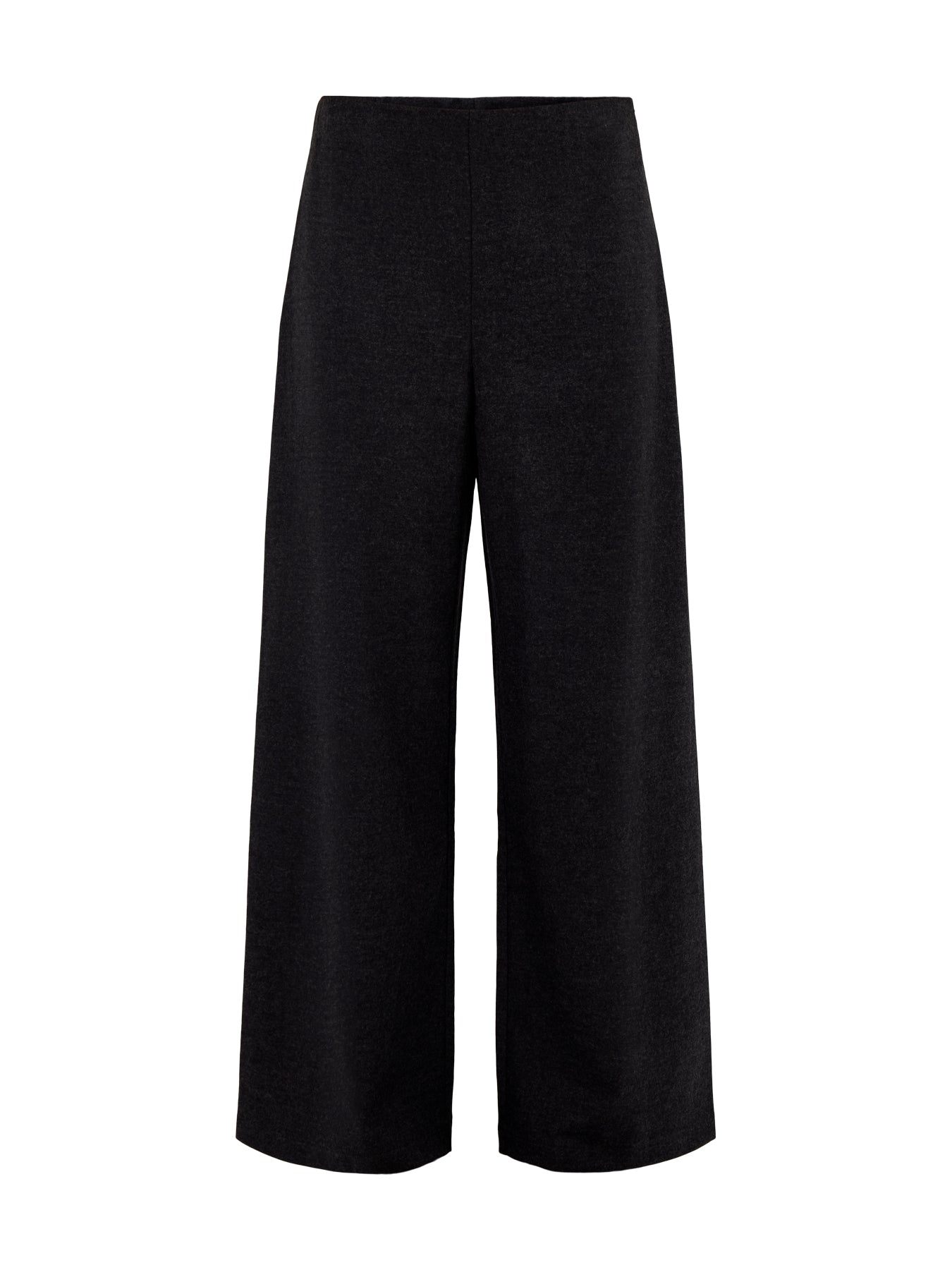 Full Length Wide Pants Charcoal