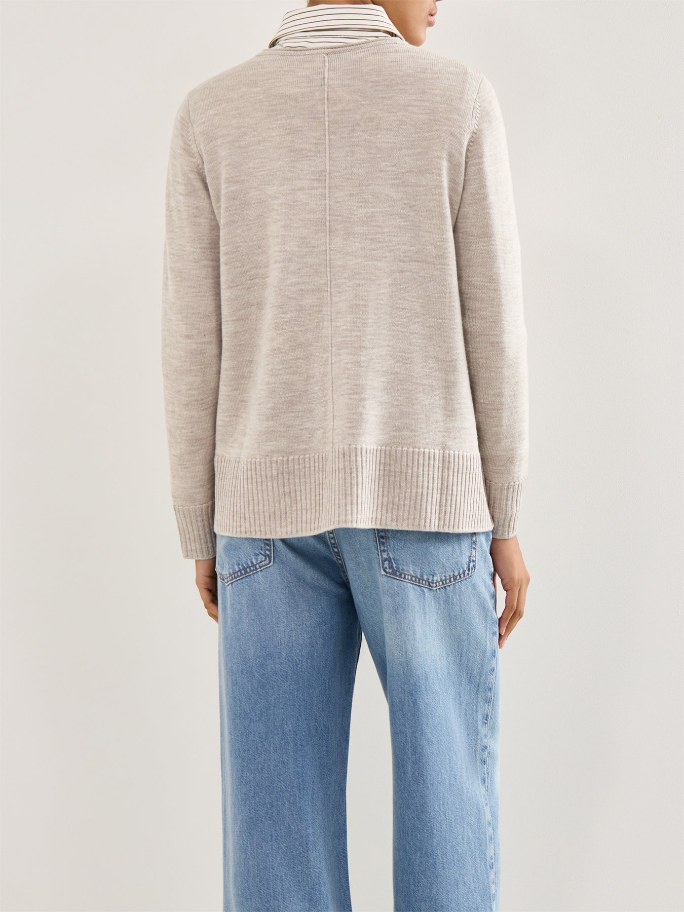 Crew Neck Sweater Maple Oat