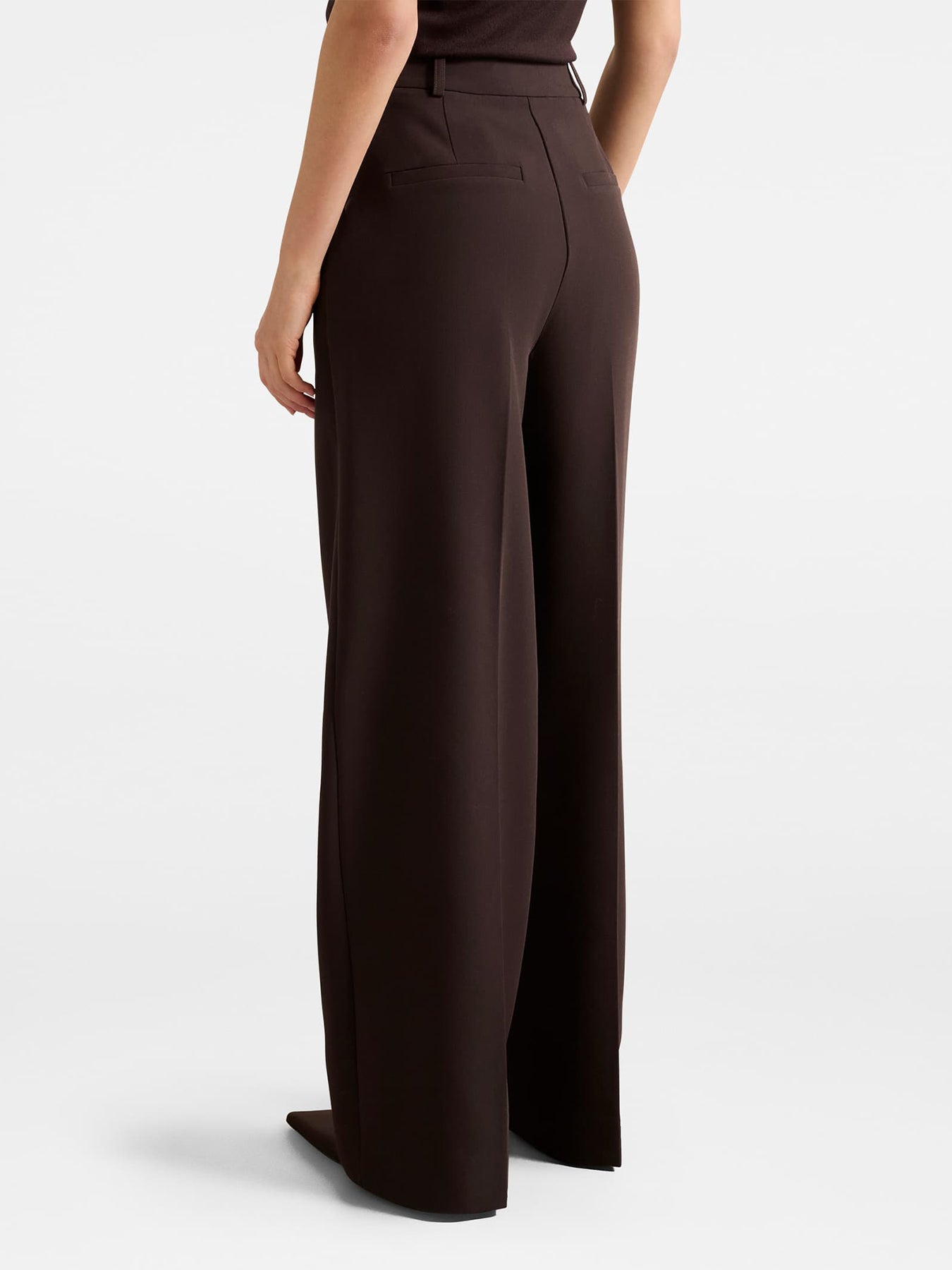 Briony Wide Leg Pants Brown