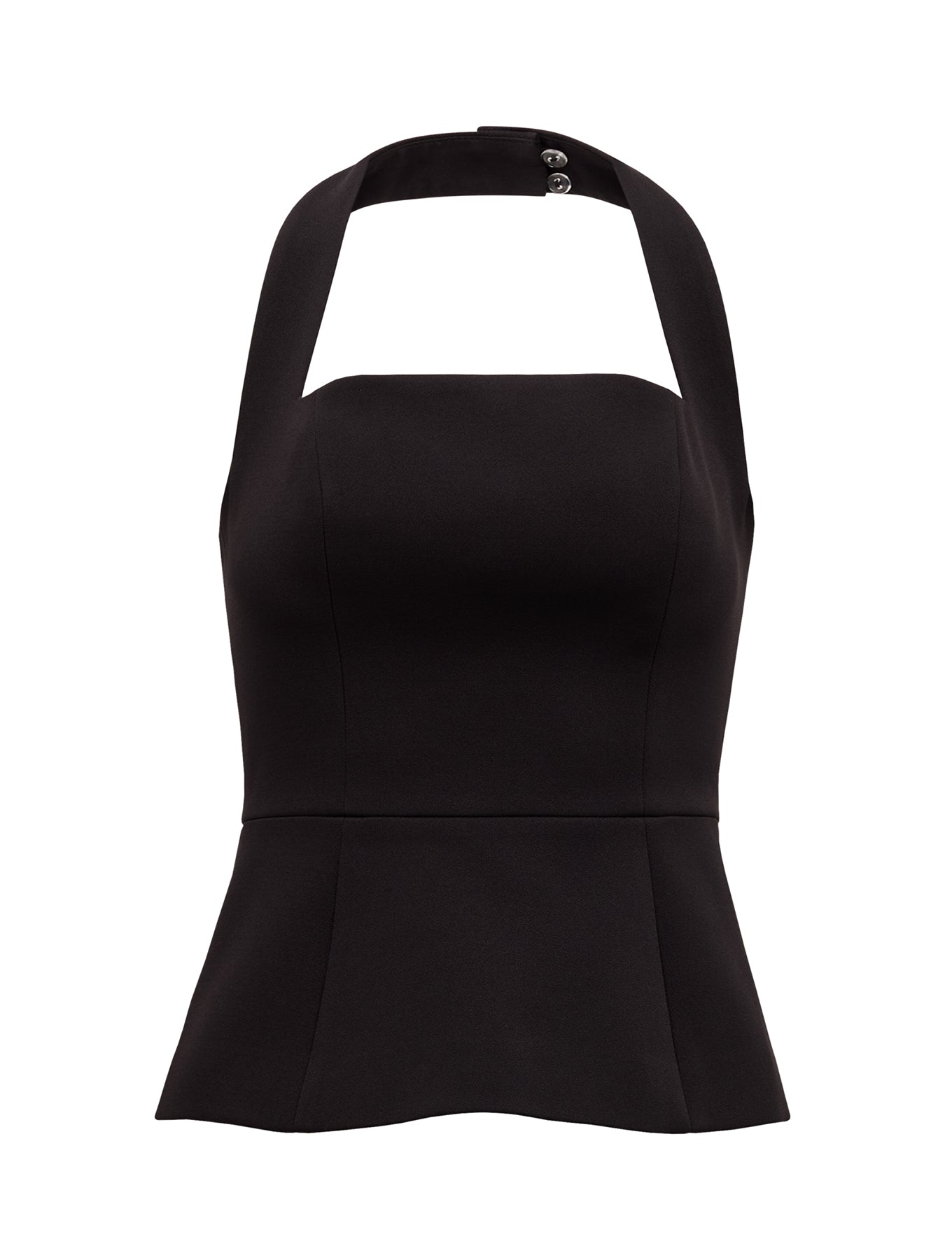 Kendall Halter Neck Top Black