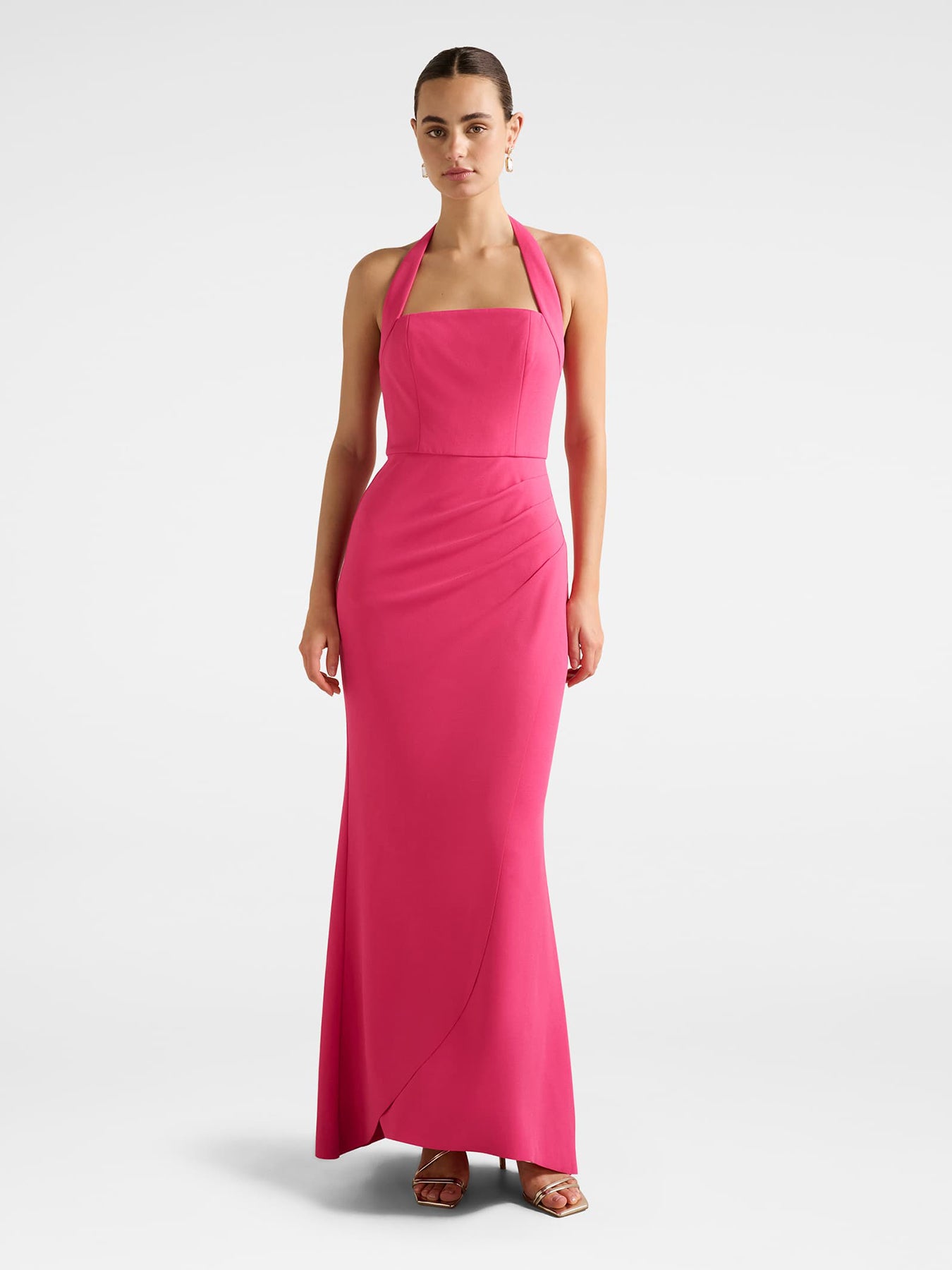 Willow Wrap Maxi Dress Pink
