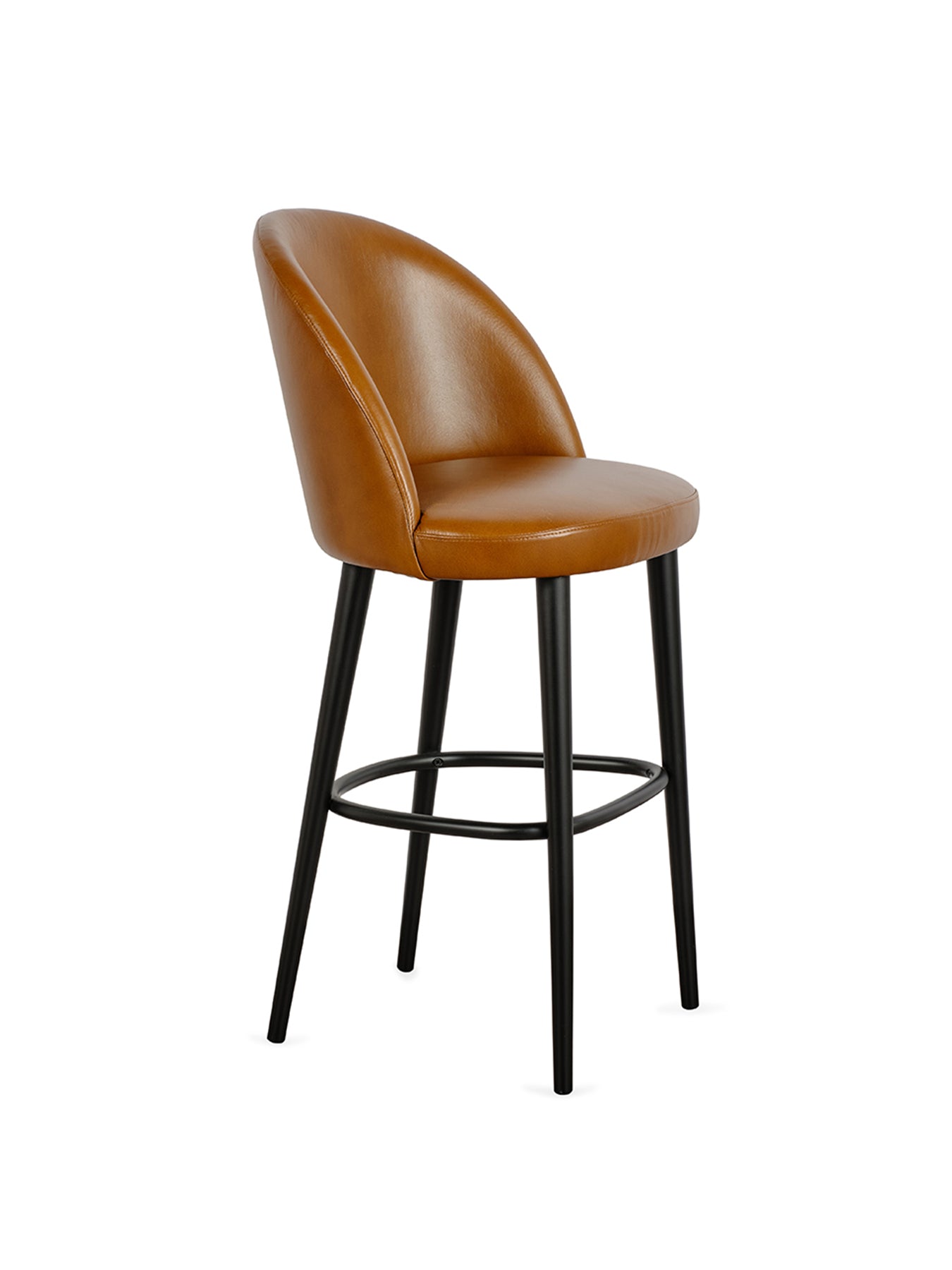 Tan Austin leather bar stool
