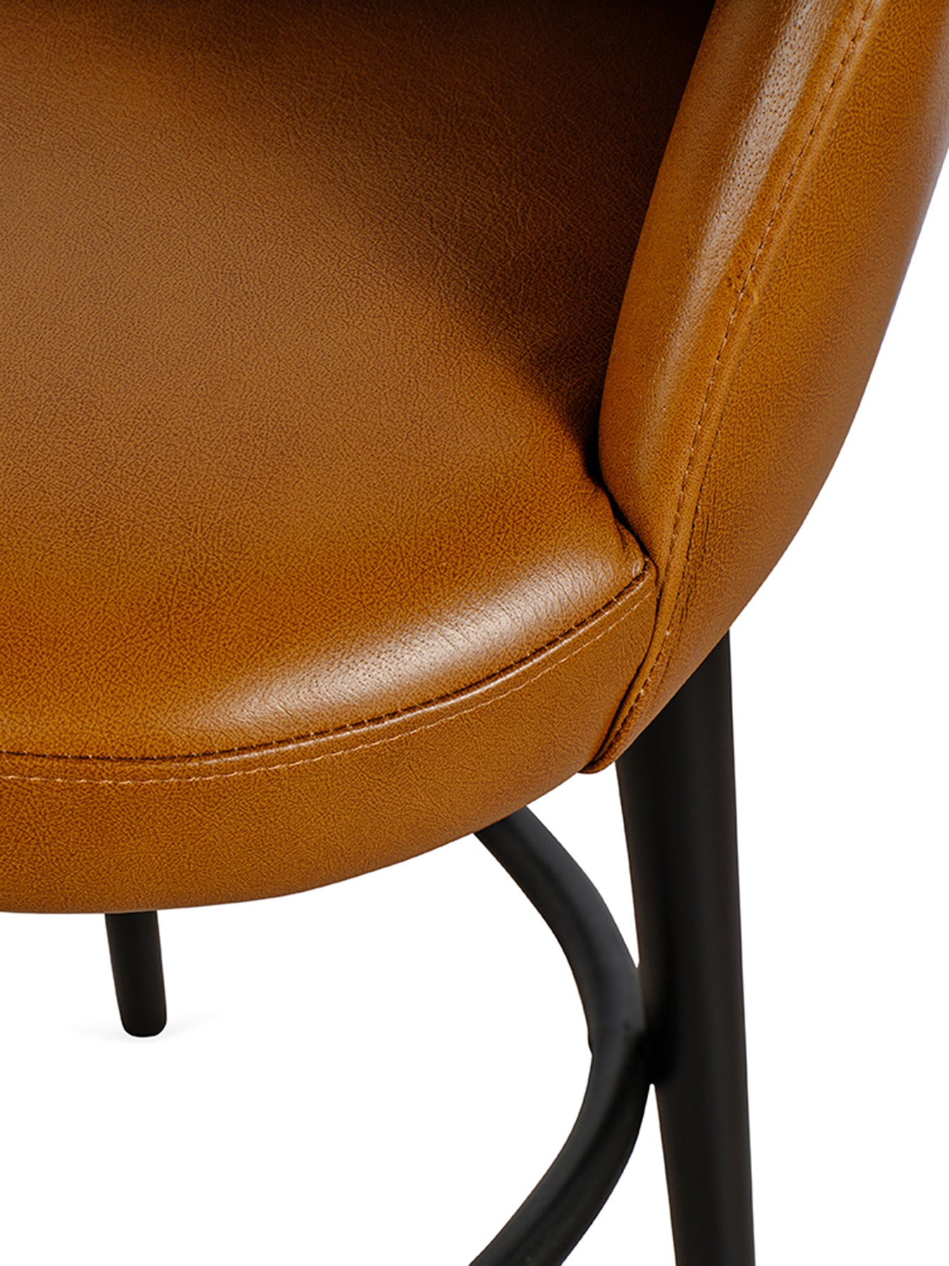 Tan Austin leather bar stool