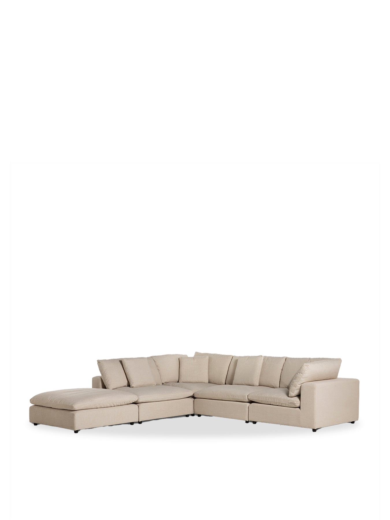 Solace Modular Corner Sofa Cream