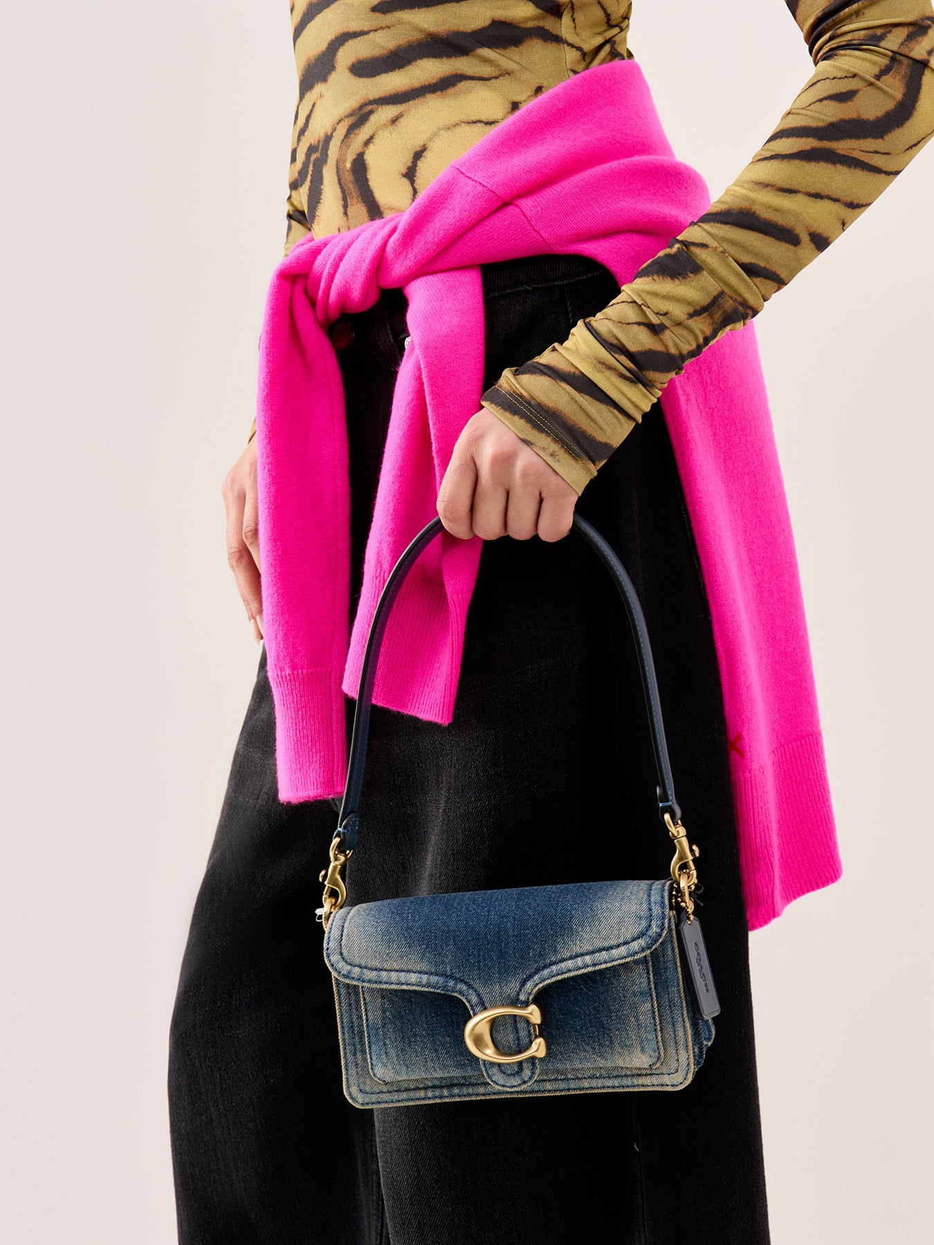 Loved Denim Tabby Shoulder Bag 20 Blue