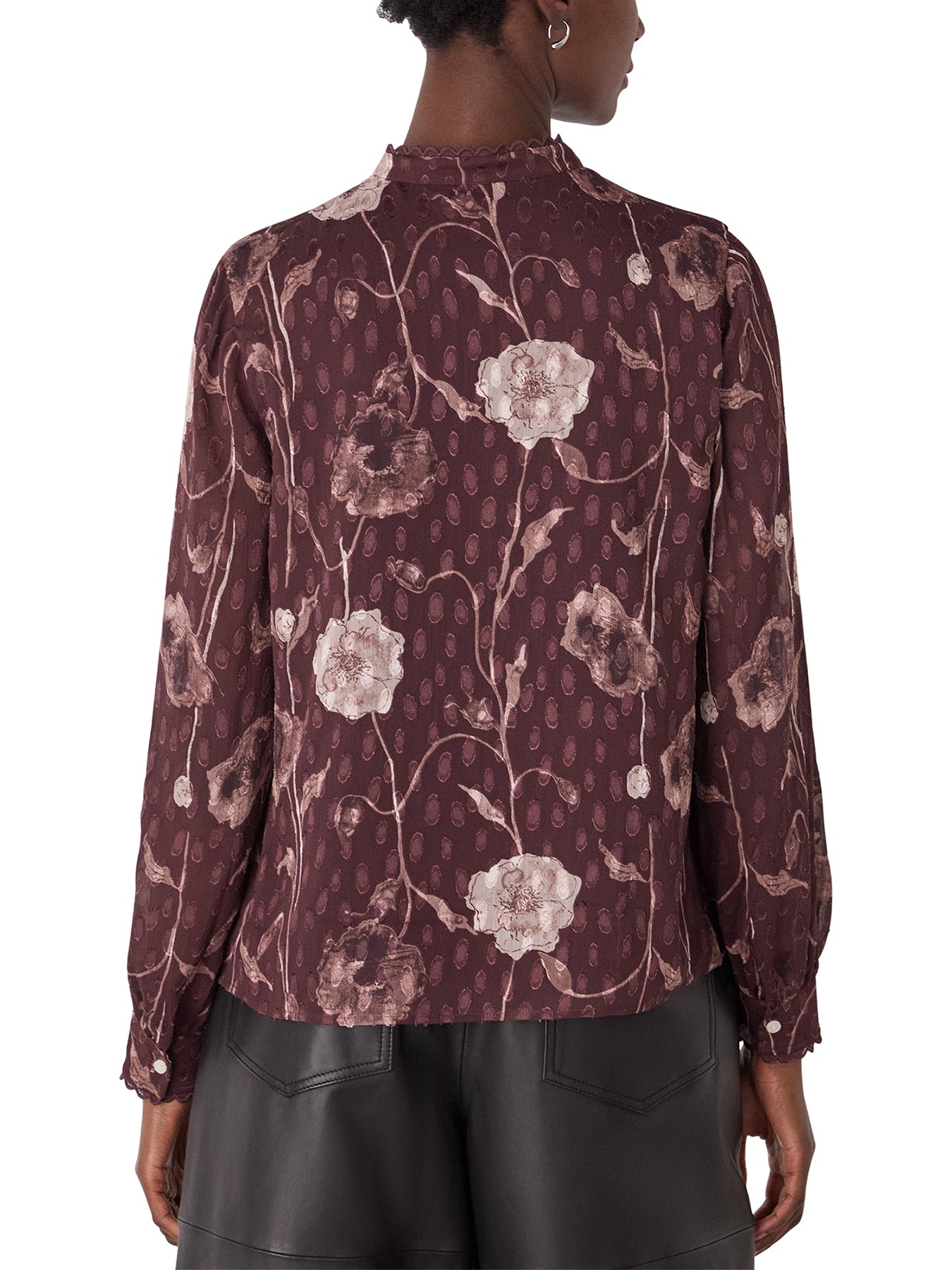 Floral Dobby Blouse Multi