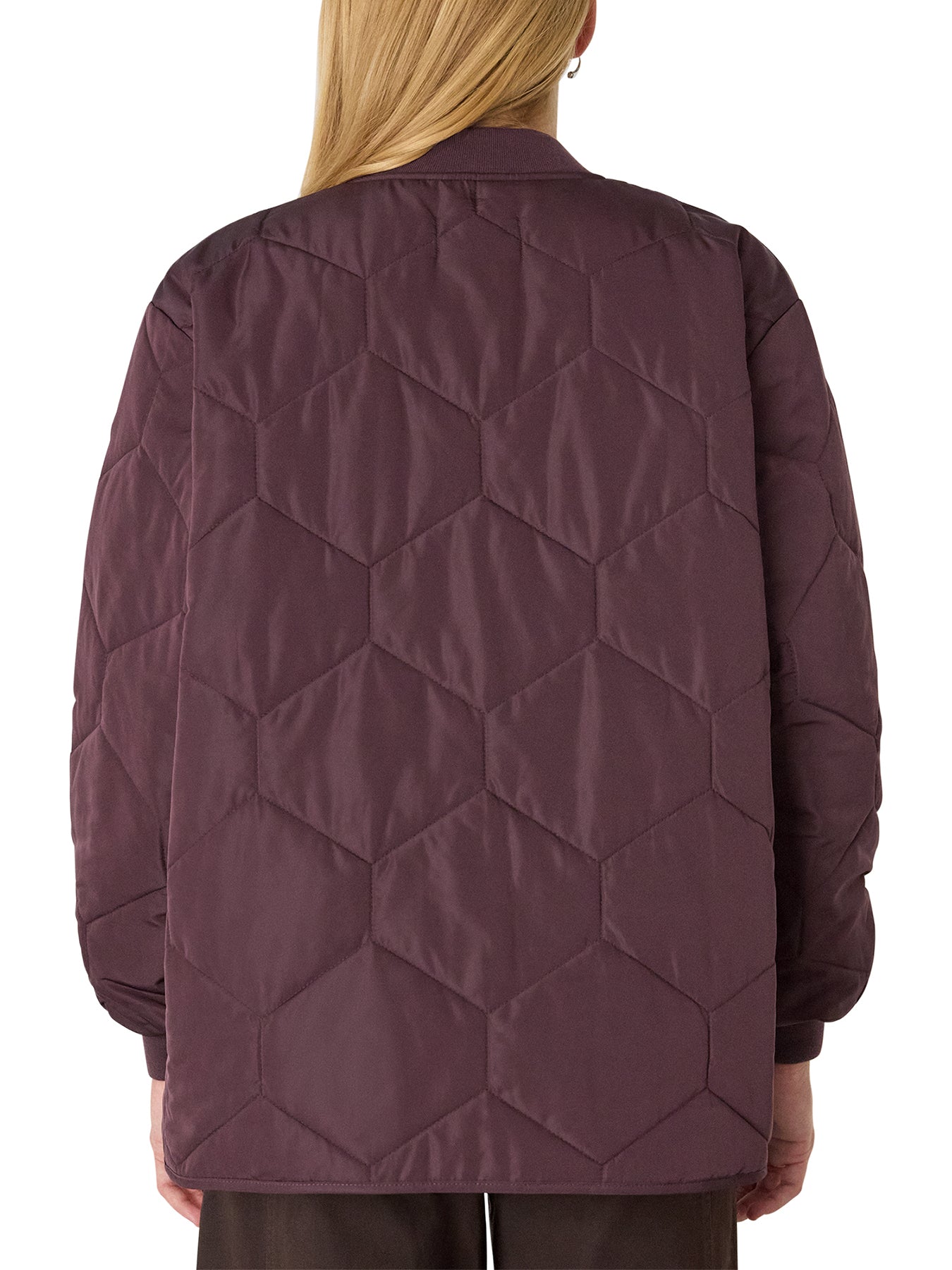 Ida Short Quilted Coat Red