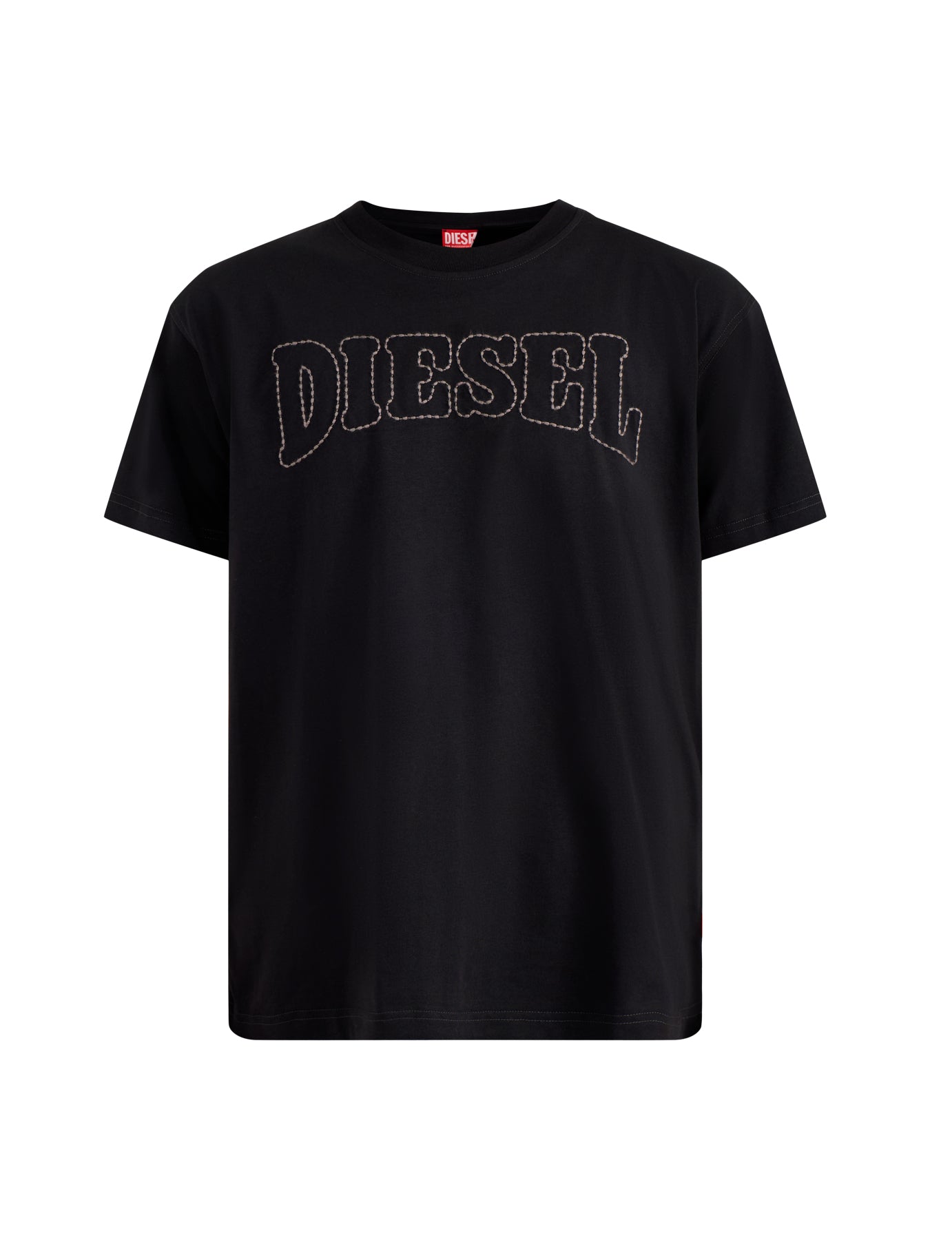 T-Norm-V10 Logo Stitching T-Shirt Black
