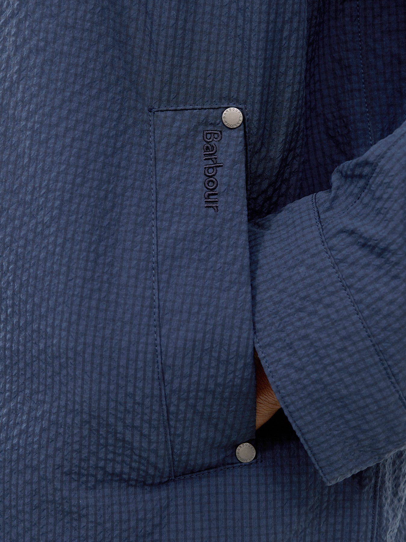 Ashbury Seersucker Casual Jacket Navy