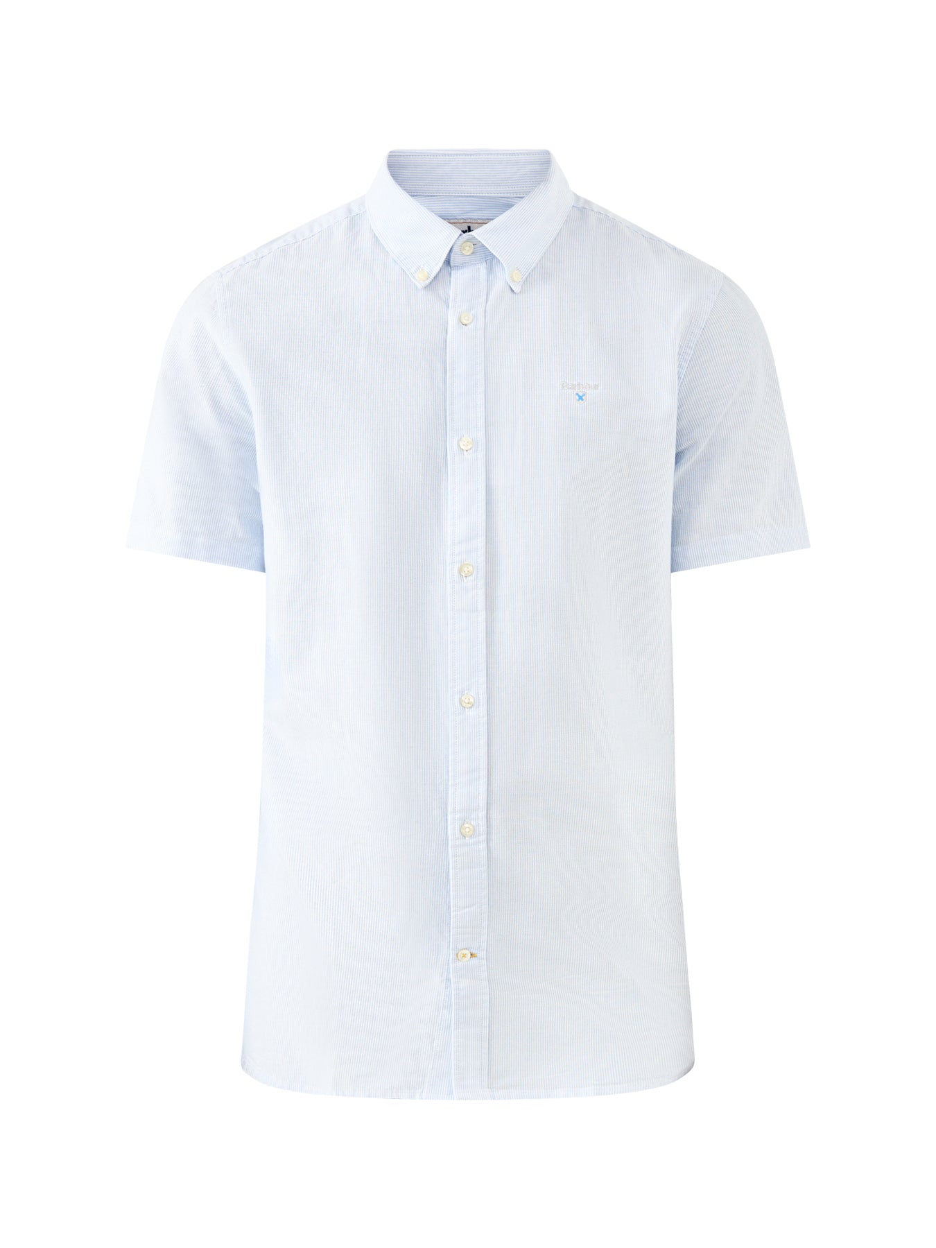 Striped Oxtown Short Sleeve Shirt Blue