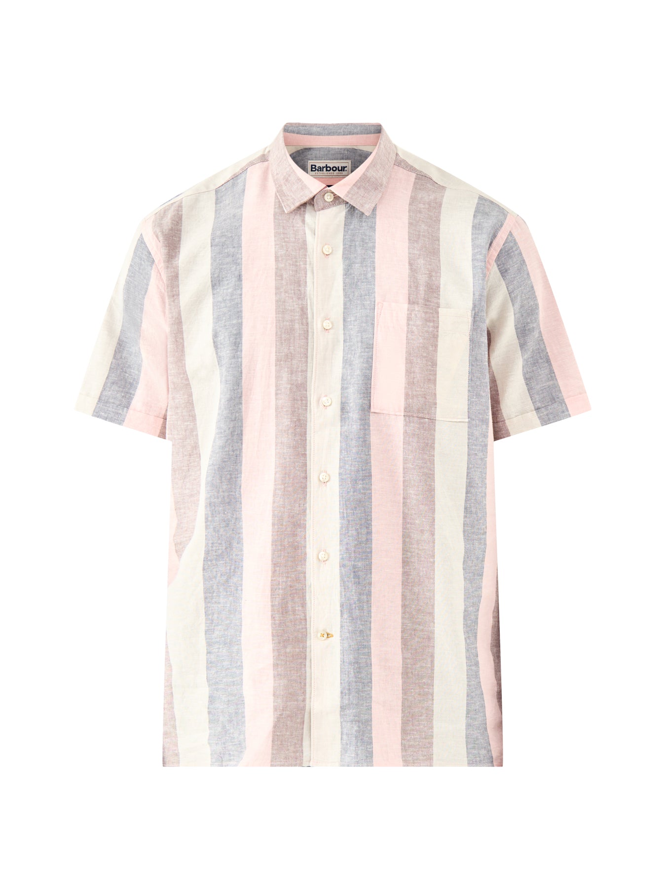 Portwell Short Sleeve Summer Fit Shirt Pink