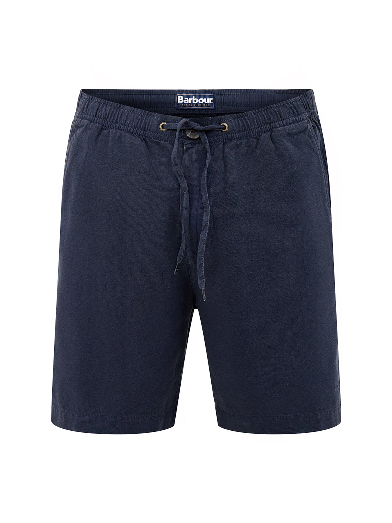 Barbour Washed Oxford Relaxed Shorts Navy