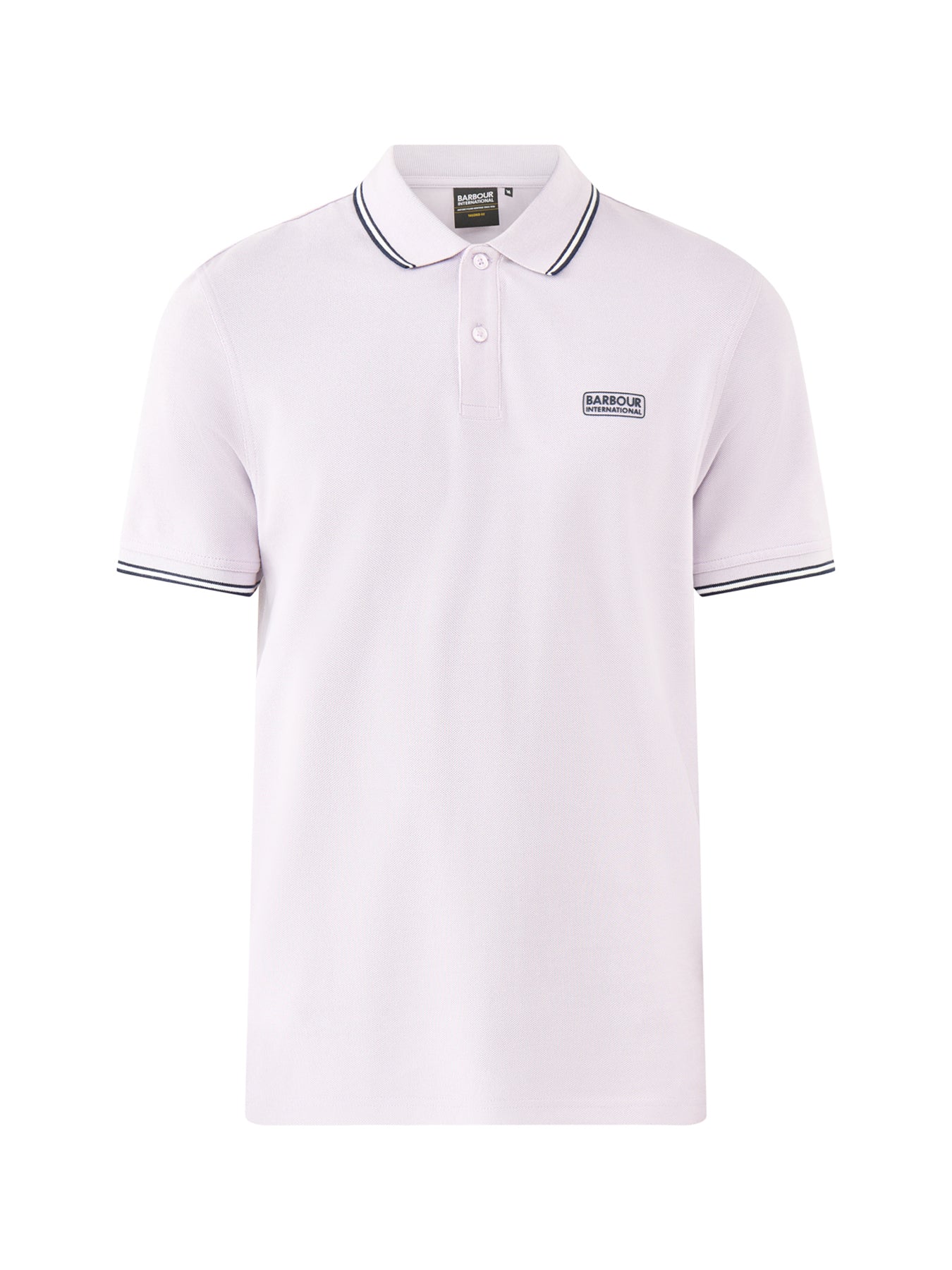 Evan Tipped Polo Shirt Purple